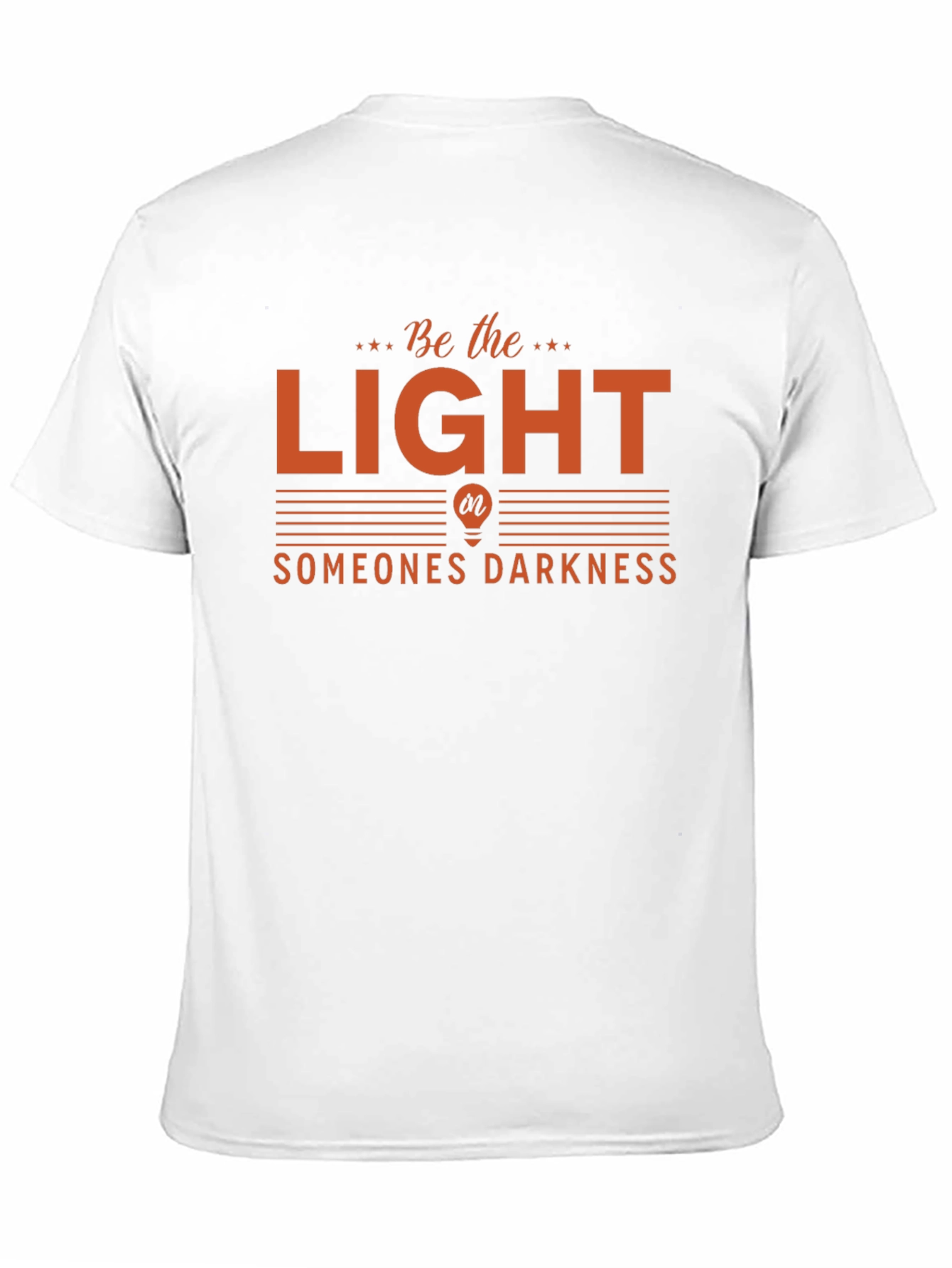 Be The Light Graphic Tee - Inspiring Black T-Shirt