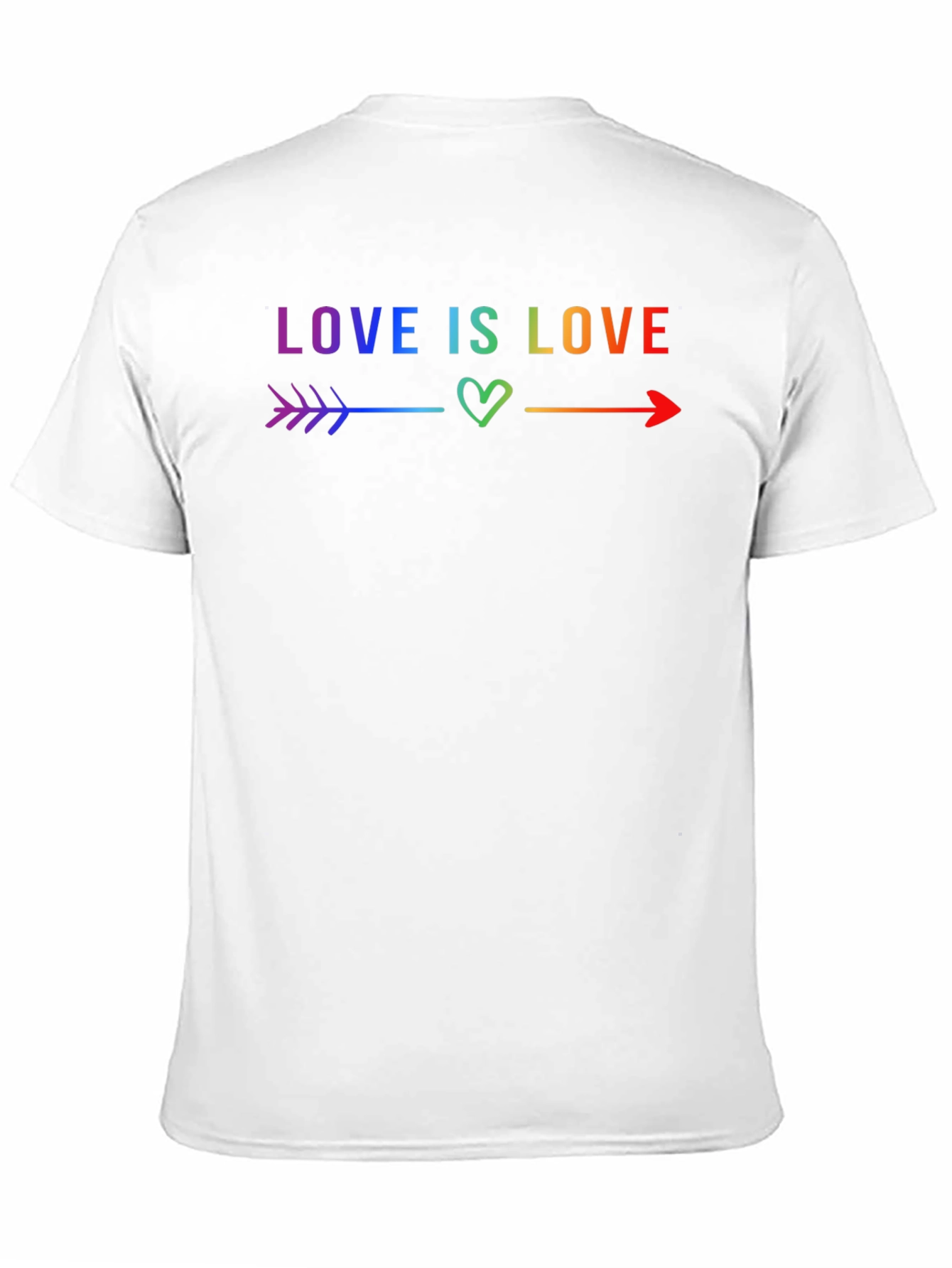 Love Is Love LGBTQ+ Rainbow Arrow T-Shirt
