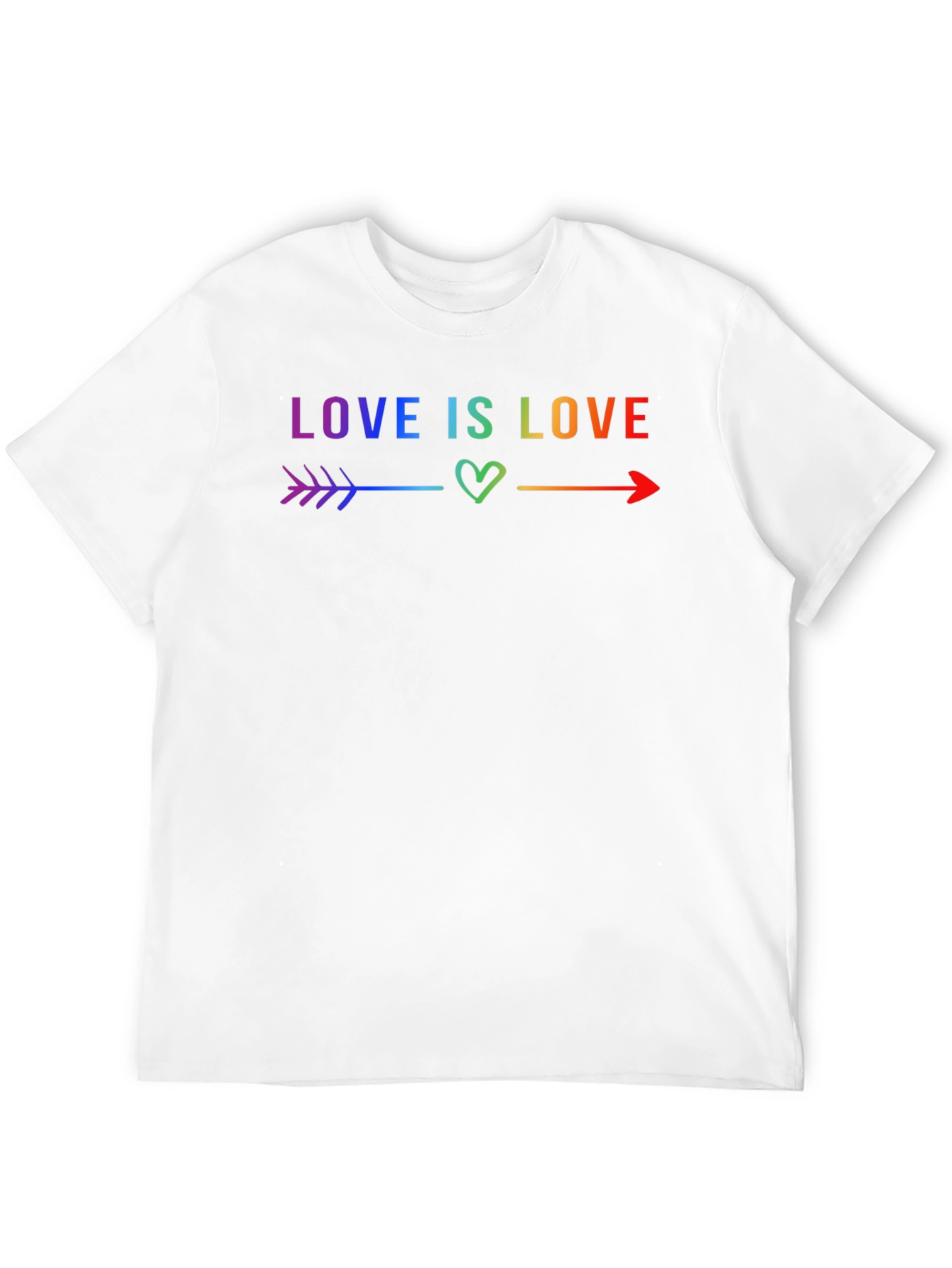 Love Is Love LGBTQ+ Rainbow Arrow T-Shirt
