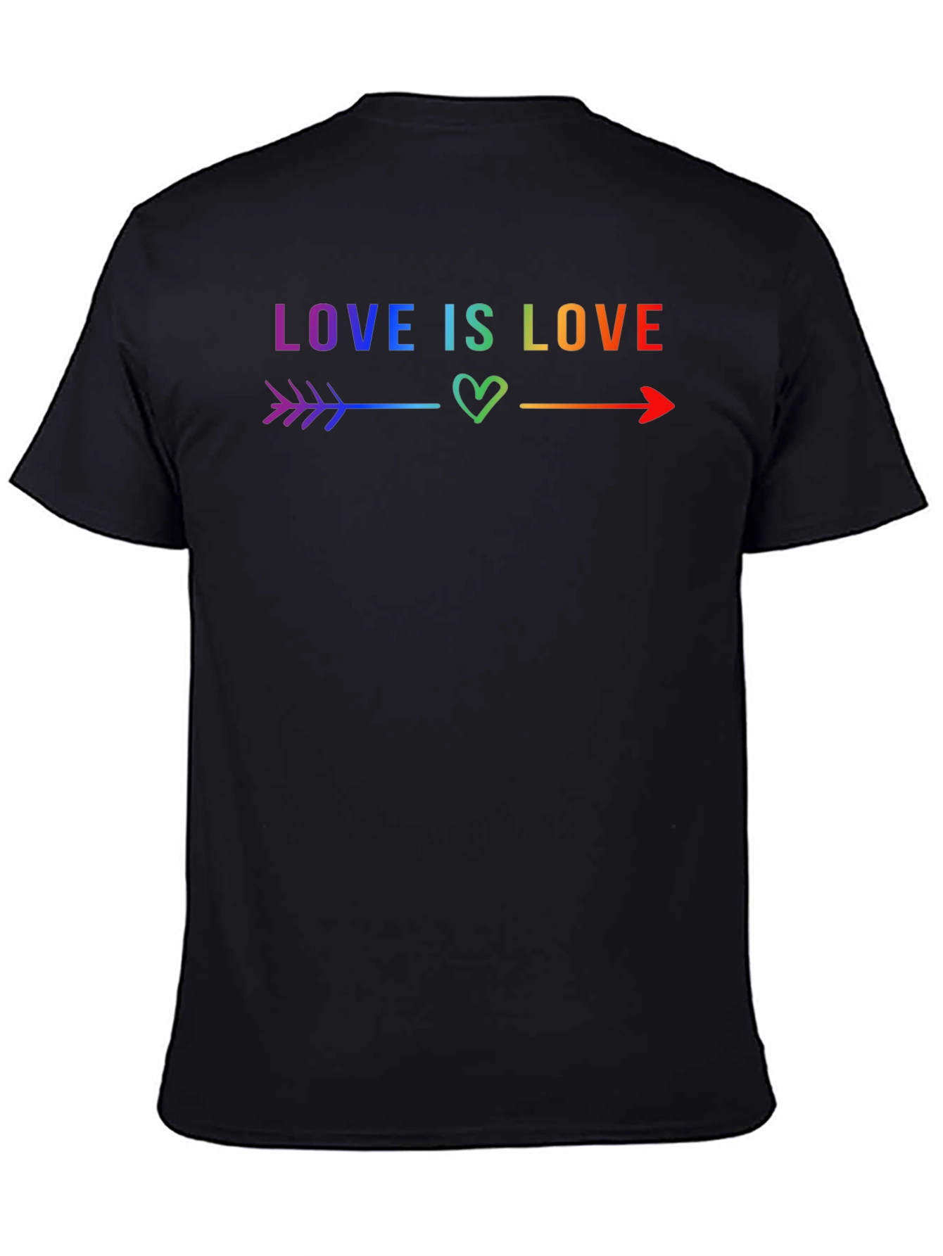 Love Is Love LGBTQ+ Rainbow Arrow T-Shirt
