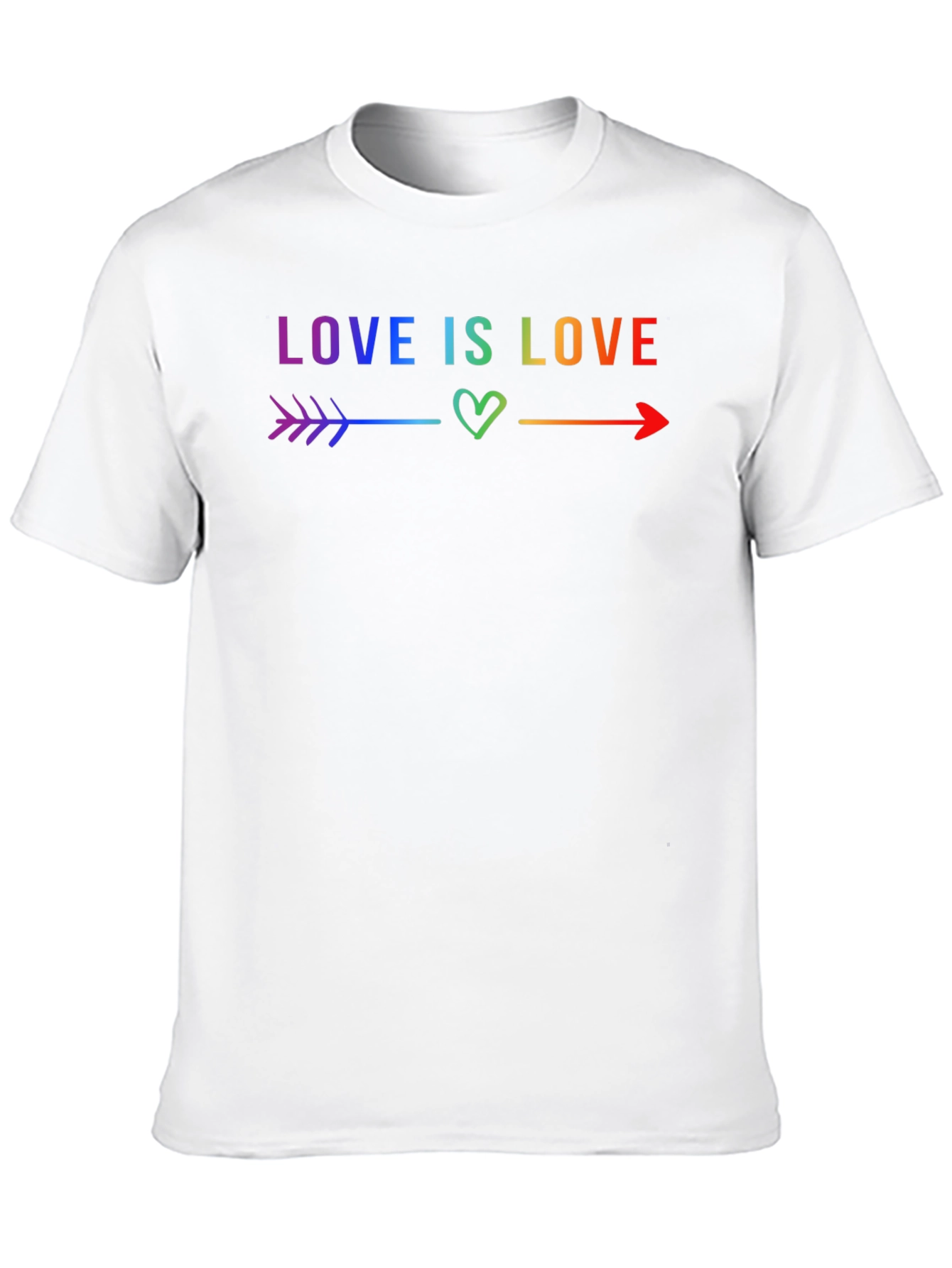 Love Is Love LGBTQ+ Rainbow Arrow T-Shirt