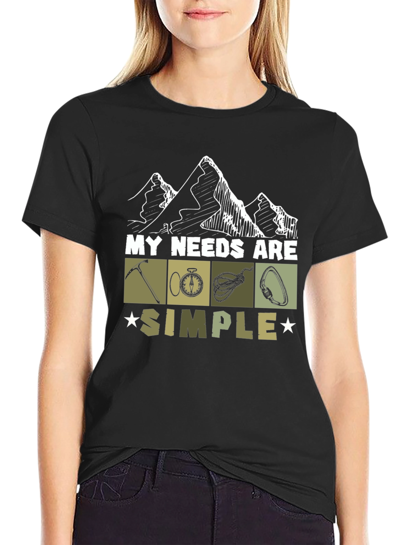 My Needs Are Simple Climbing T-Shirt