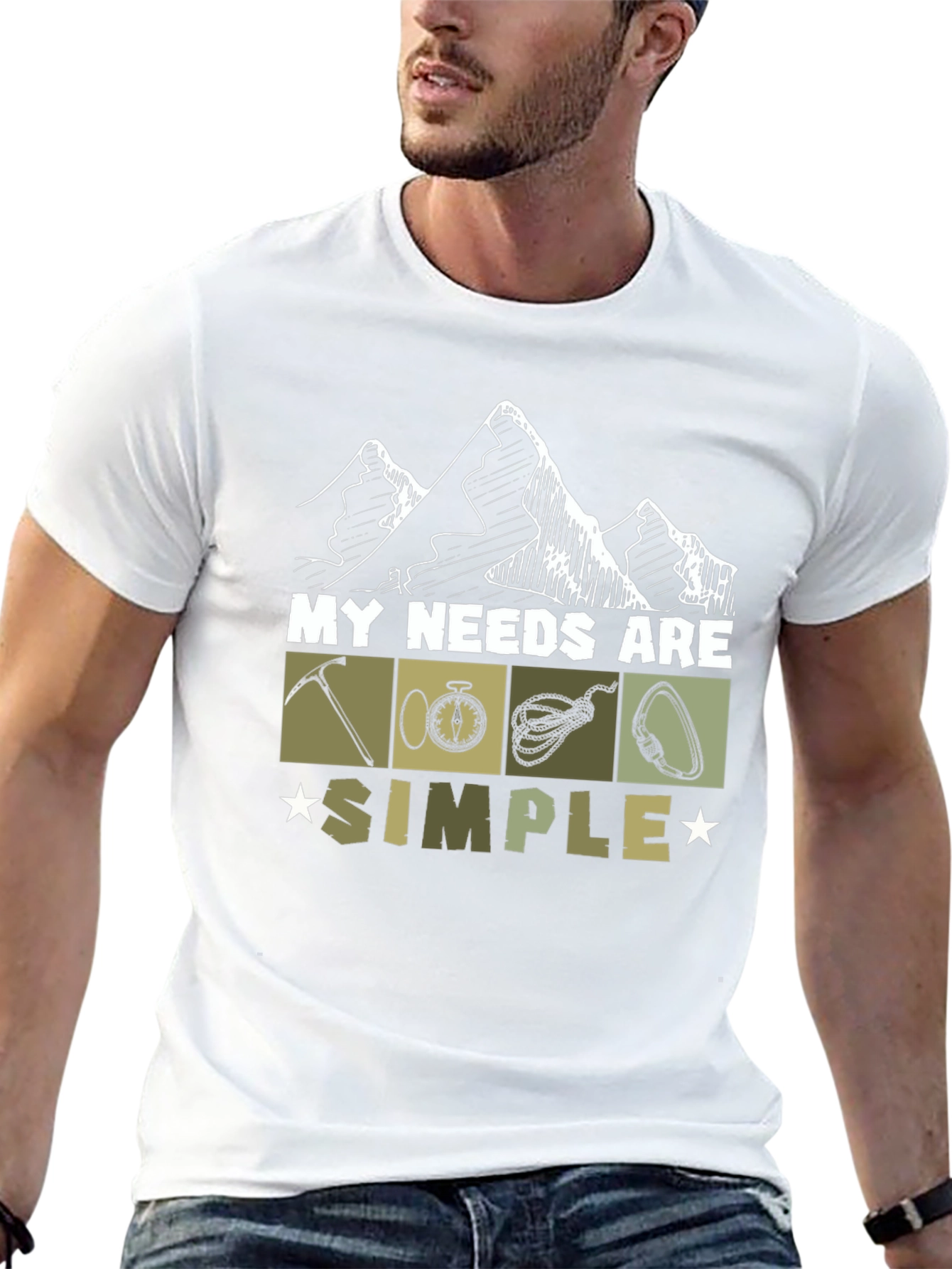My Needs Are Simple Climbing T-Shirt