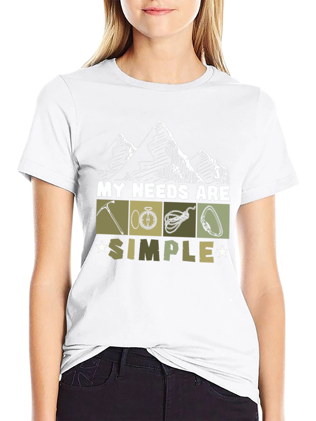 My Needs Are Simple Climbing T-Shirt