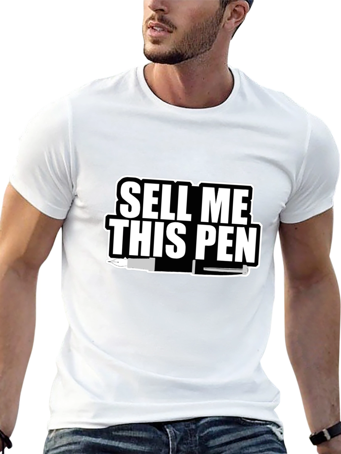 Sell Me This Pen T-Shirt - Bold Statement Tee