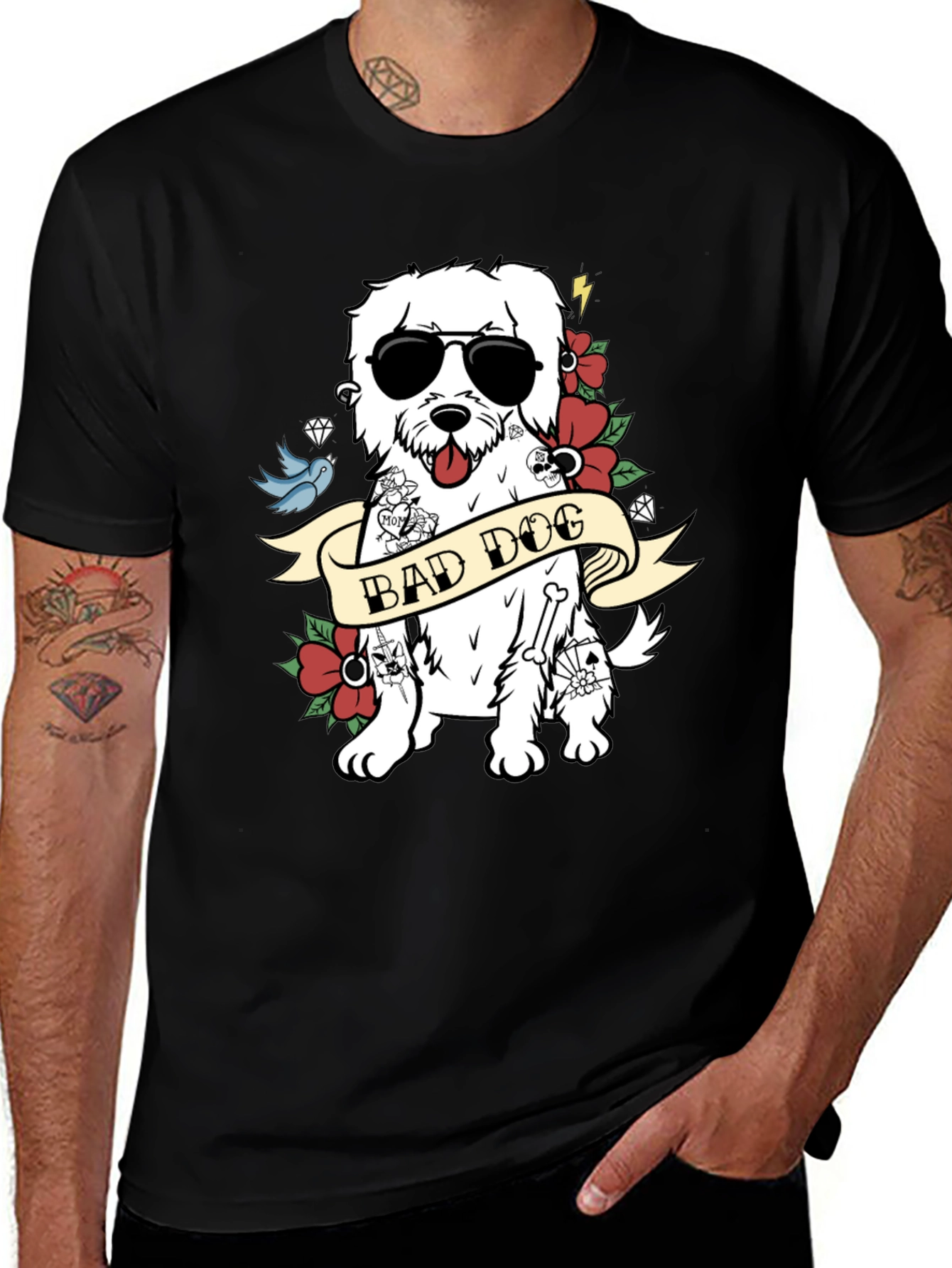 Bad Dog Graphic T-Shirt
