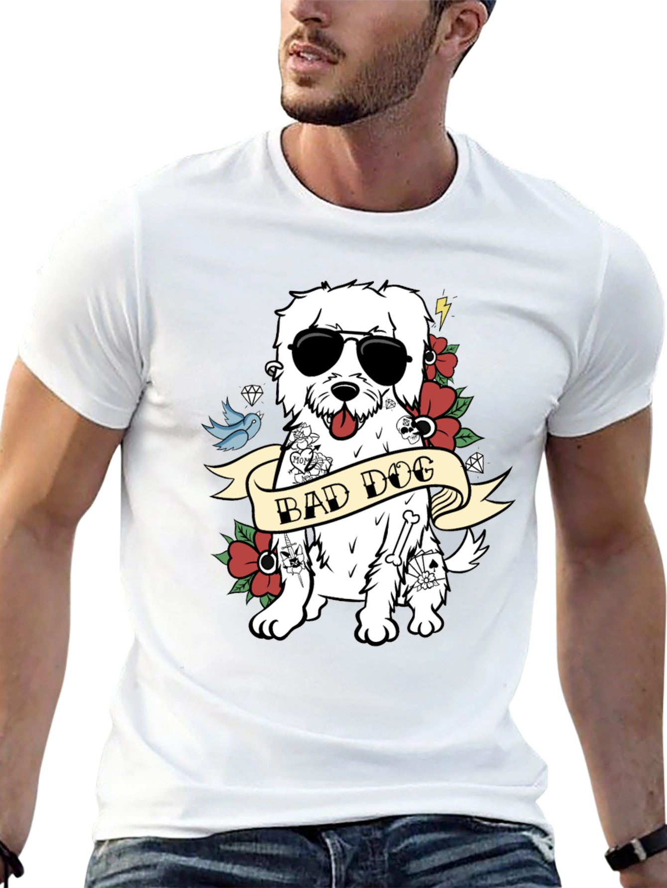 Bad Dog Graphic T-Shirt