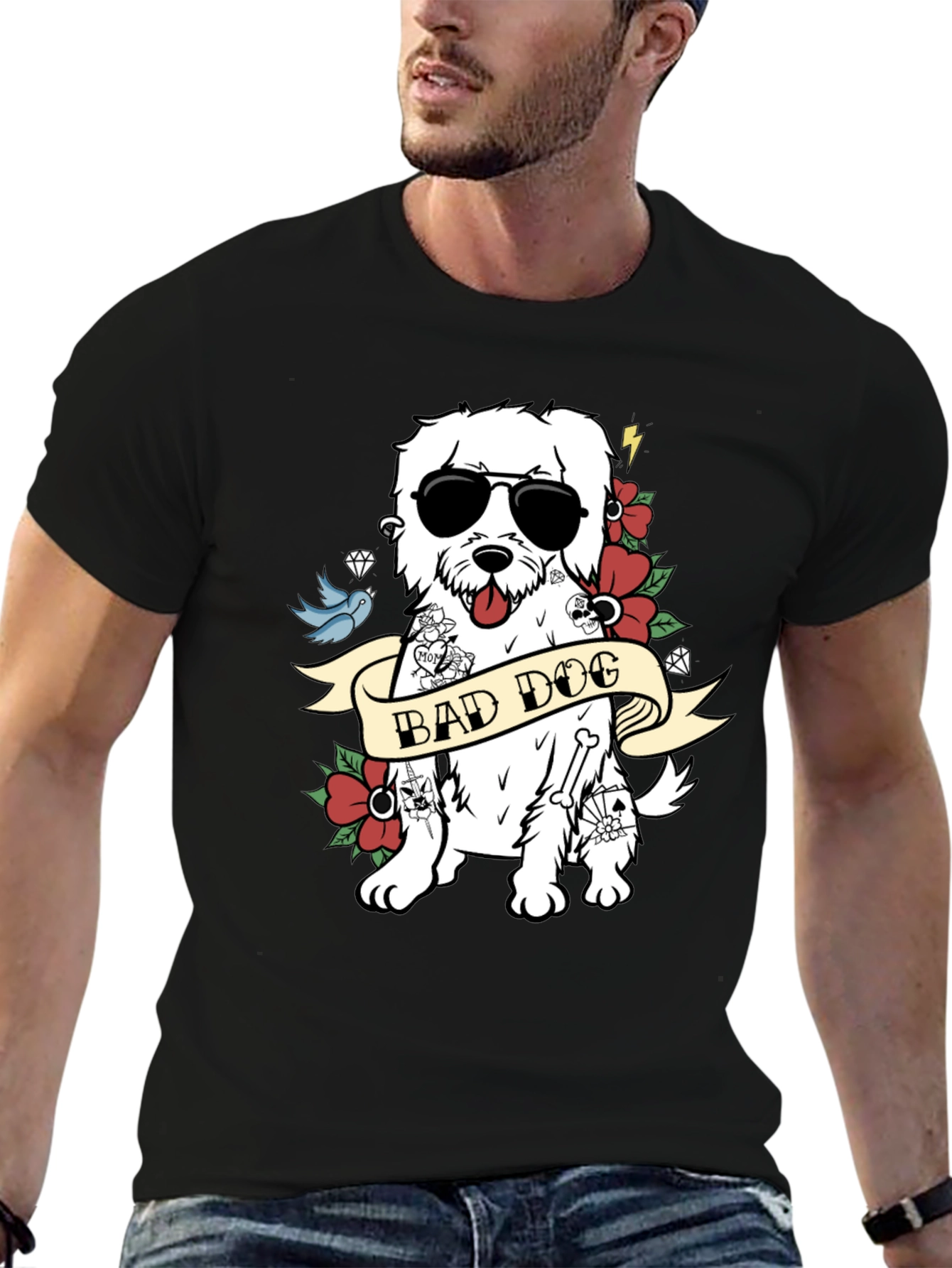 Bad Dog Graphic T-Shirt