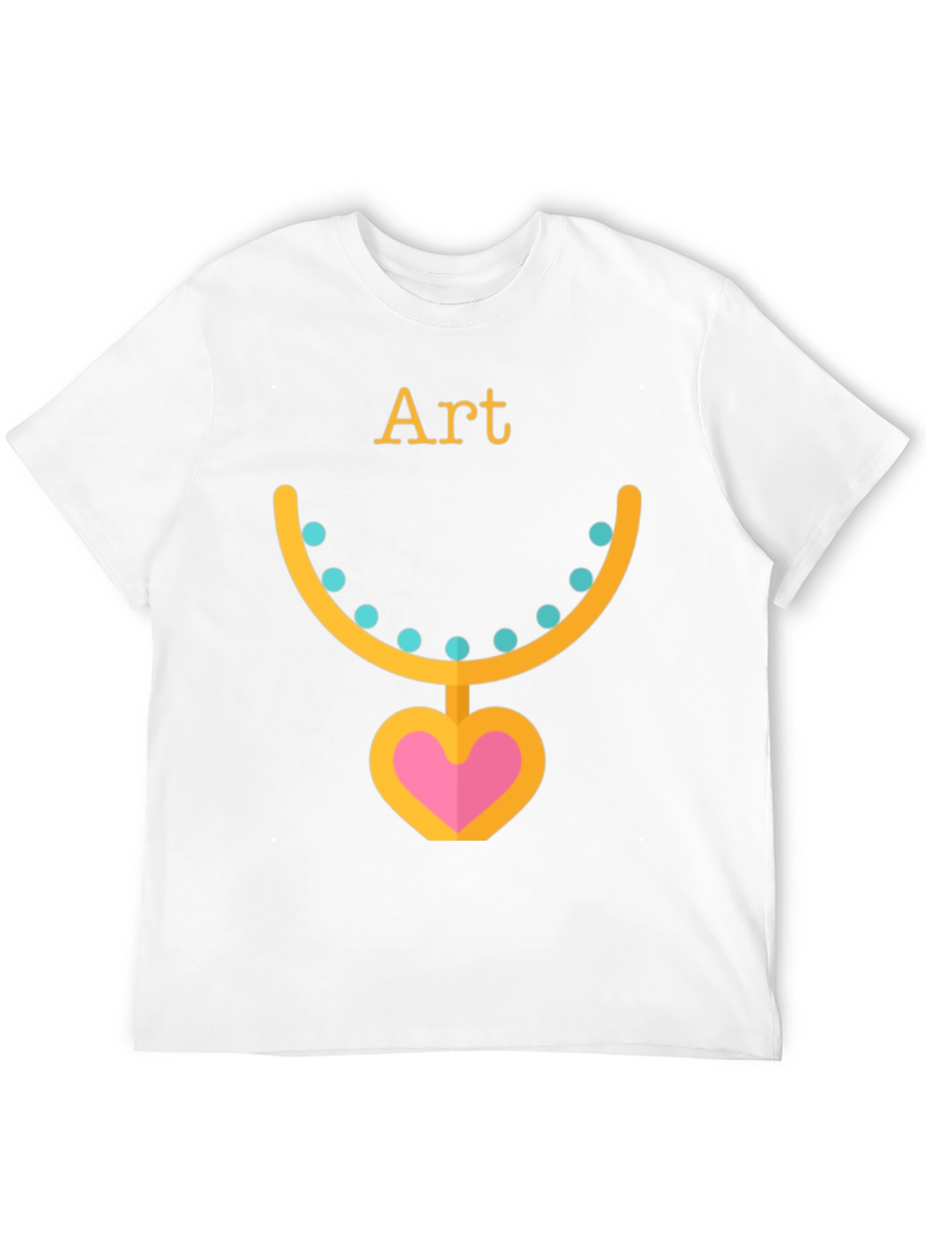 Art Necklace T-Shirt - Black Graphic Tee