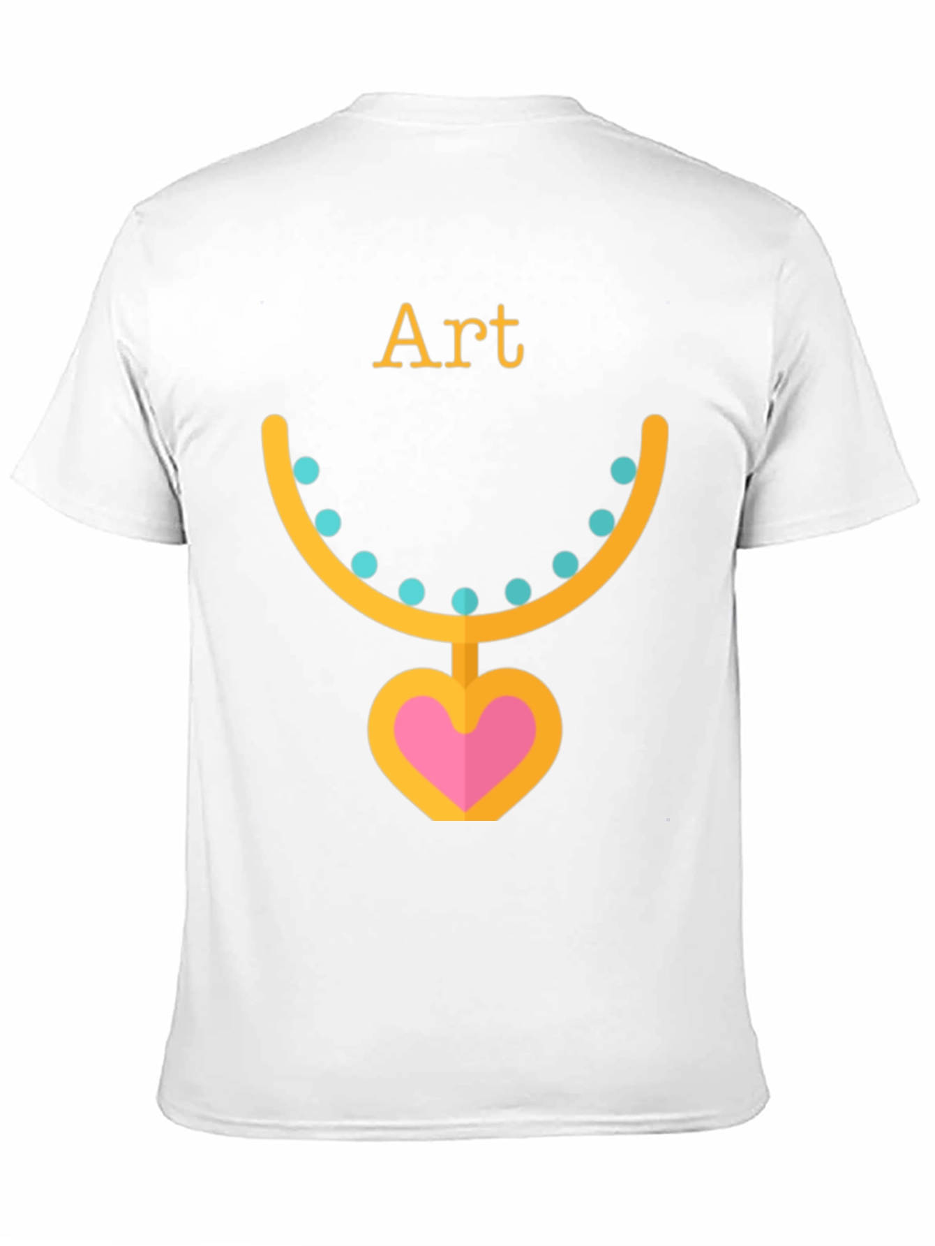 Art Necklace T-Shirt - Black Graphic Tee