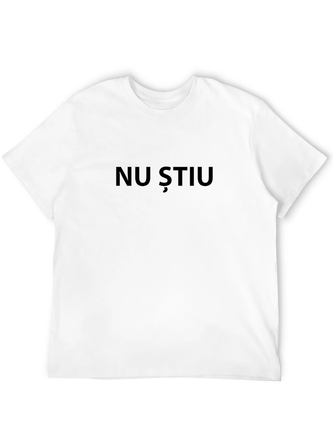 Nu Stiu T-Shirt - Romanian Phrase Tee