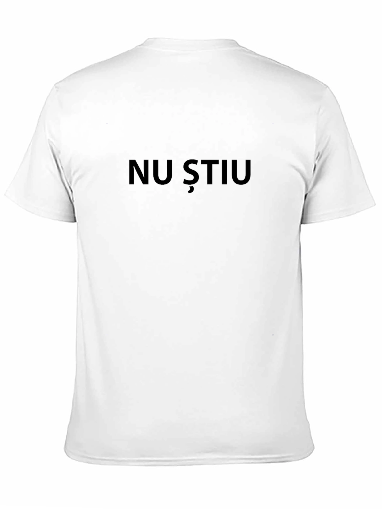 Nu Stiu T-Shirt - Romanian Phrase Tee