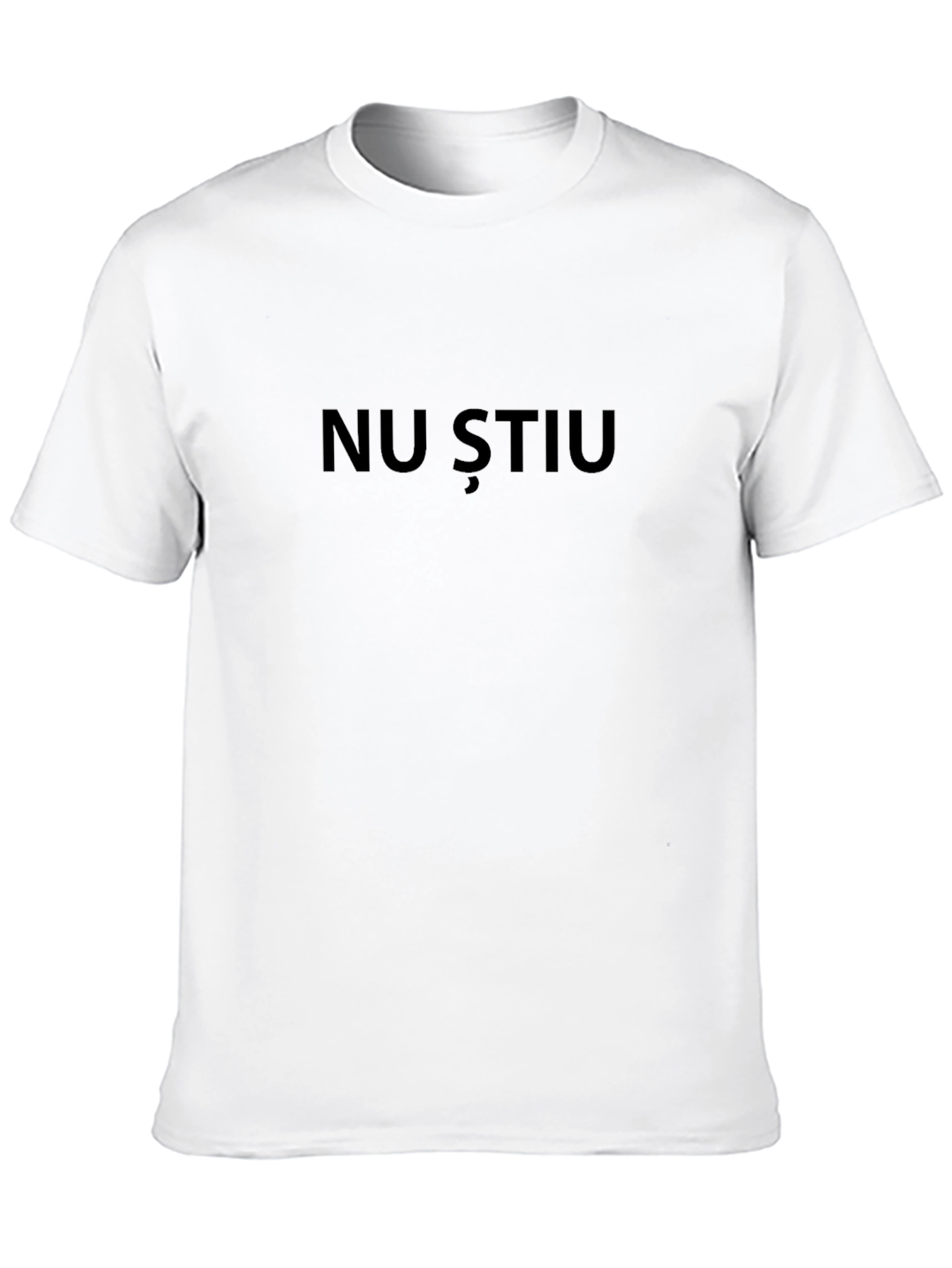 Nu Stiu T-Shirt - Romanian Phrase Tee
