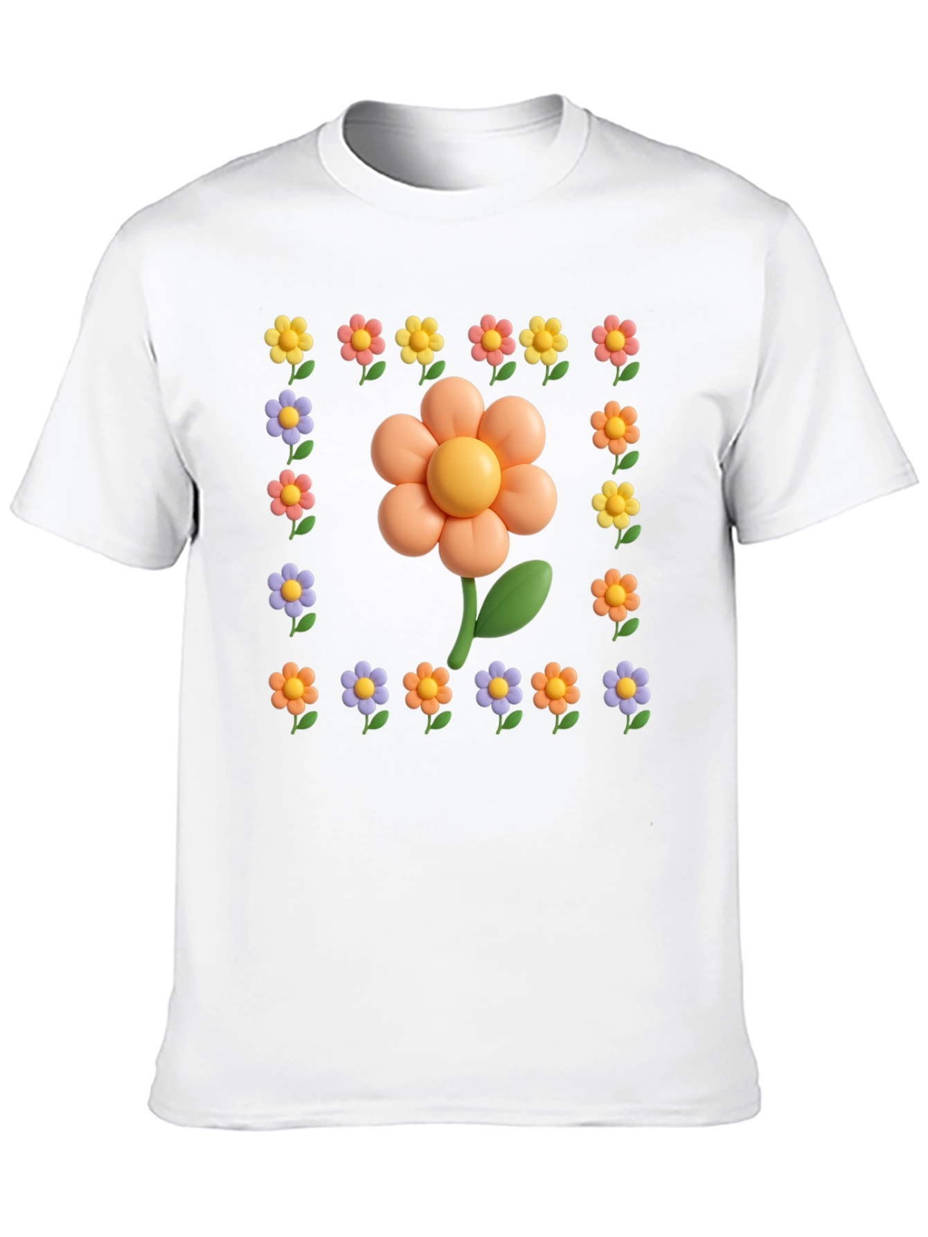 Funky Flower T-Shirt - Cute Floral Design
