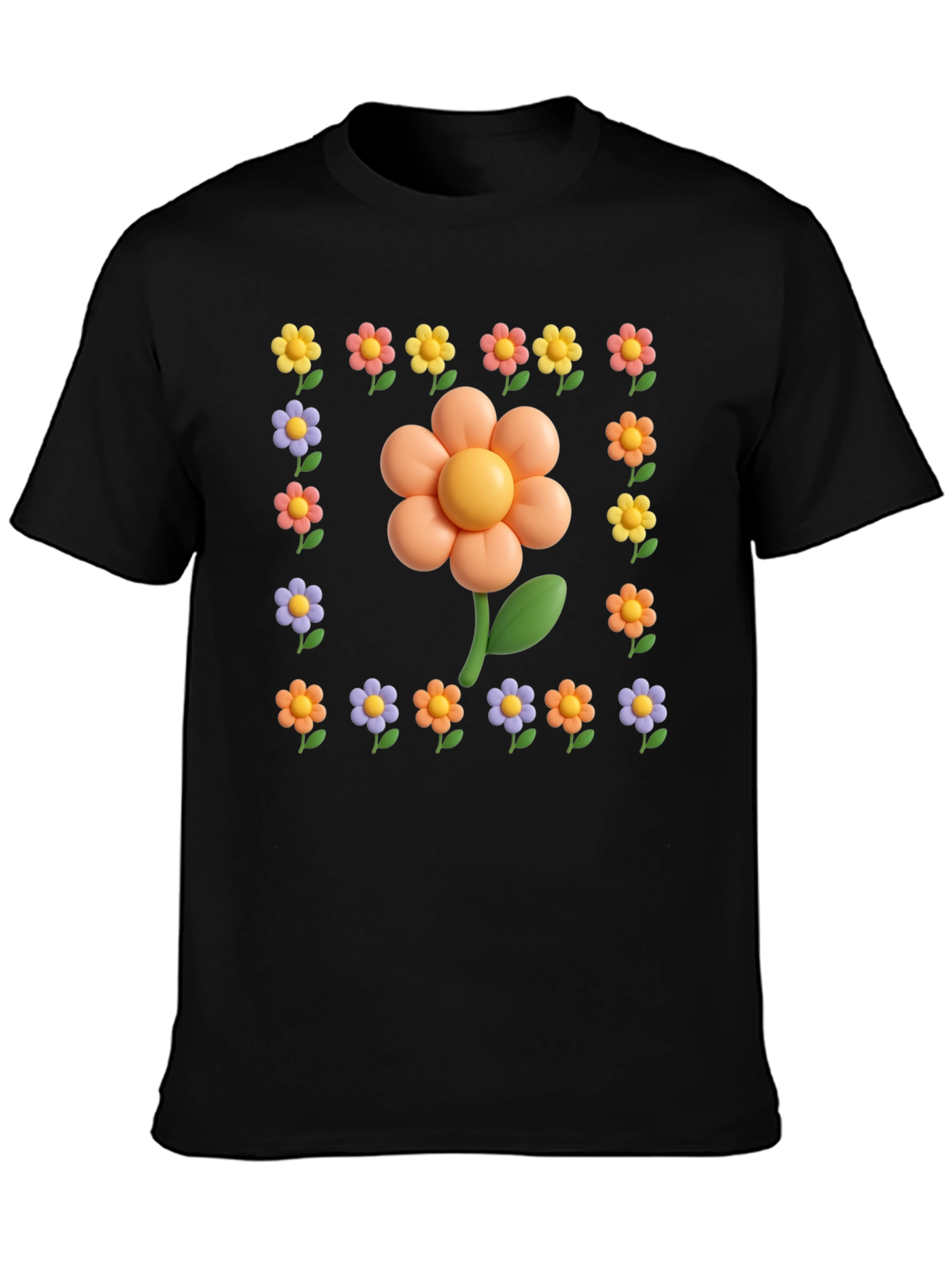 Funky Flower T-Shirt - Cute Floral Design