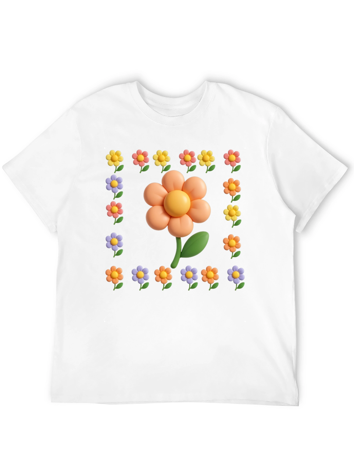 Funky Flower T-Shirt - Cute Floral Design