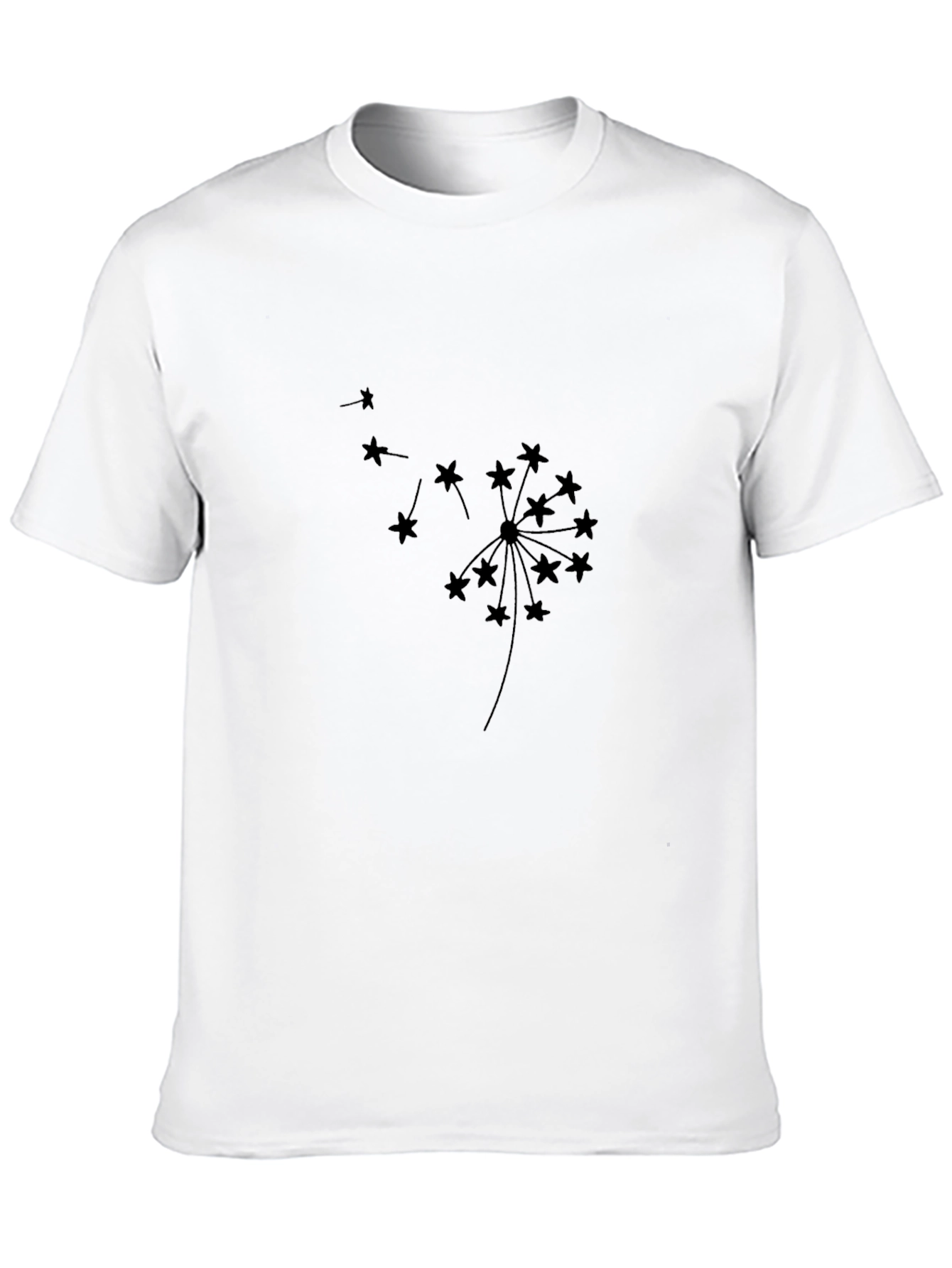 Black Dandelion Star T-Shirt