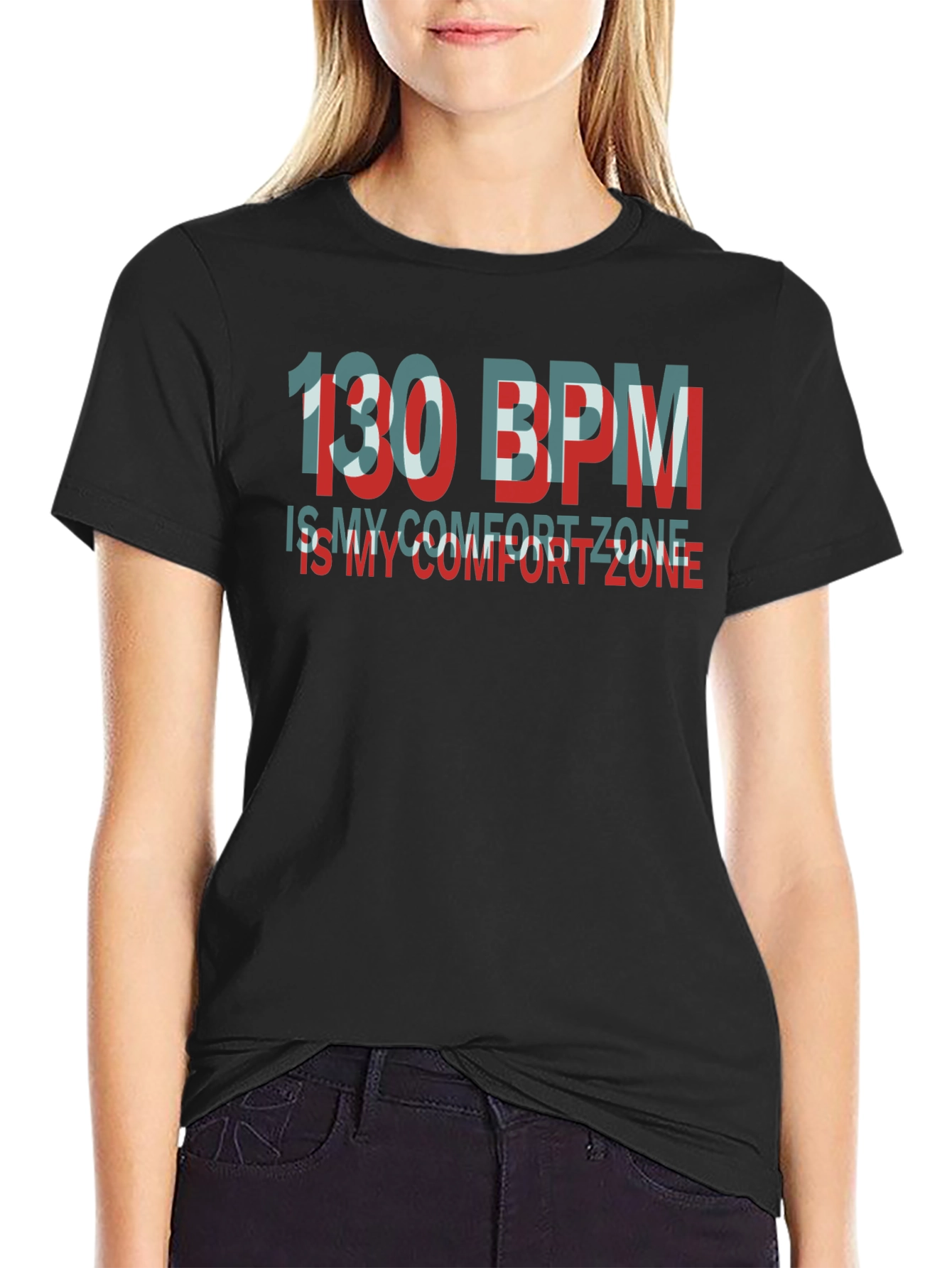 130 BPM Comfort Zone Black T-Shirt