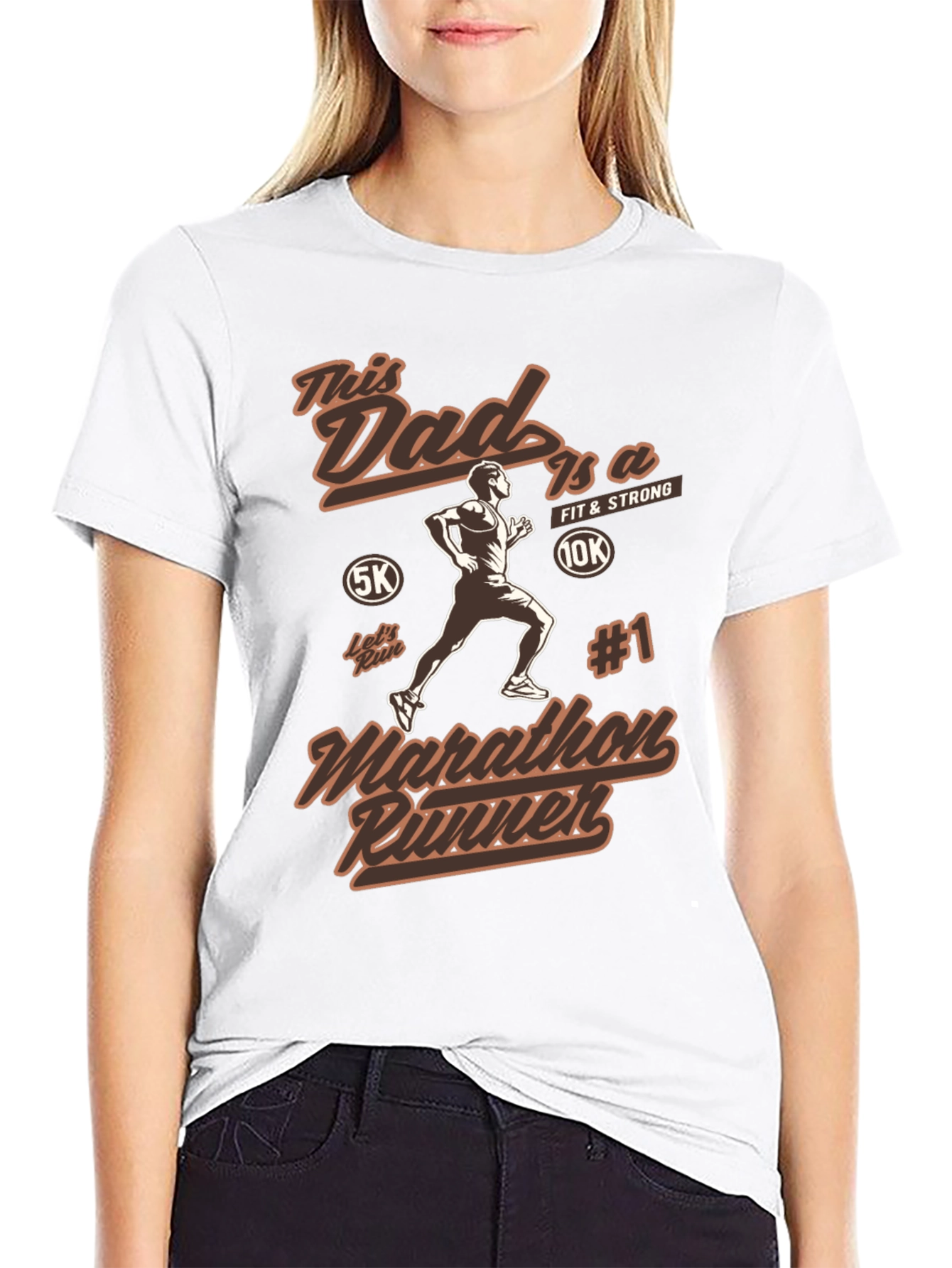 This Dad Is A Marathon Runner T-Shirt