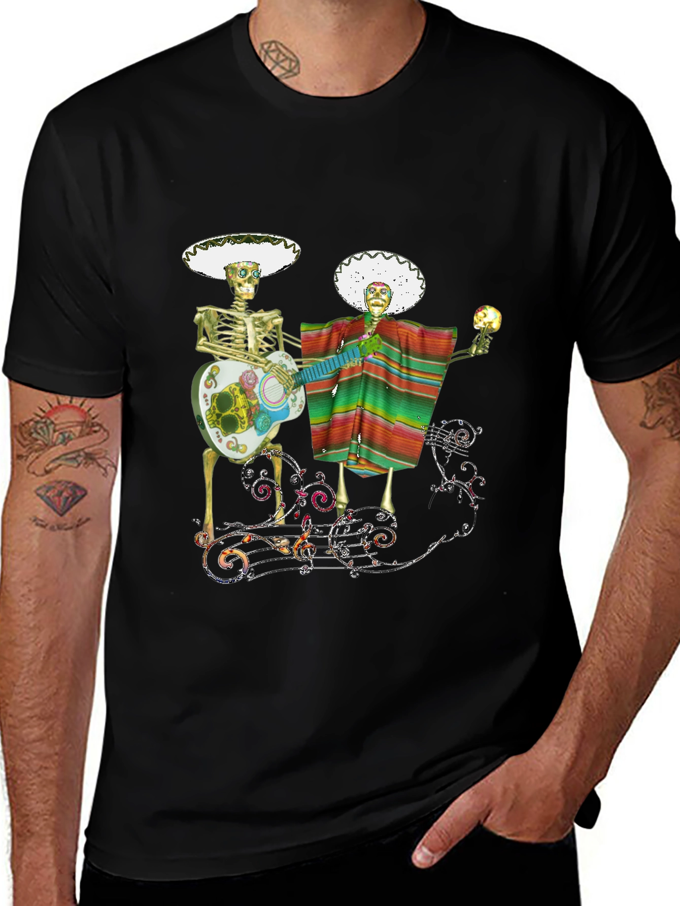 Day of the Dead Band T-Shirt