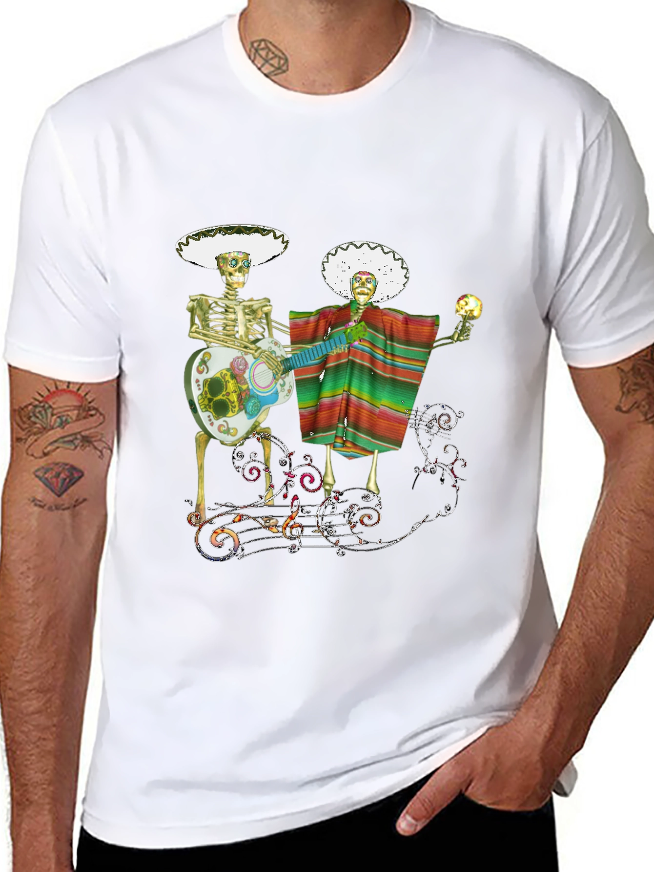 Day of the Dead Band T-Shirt
