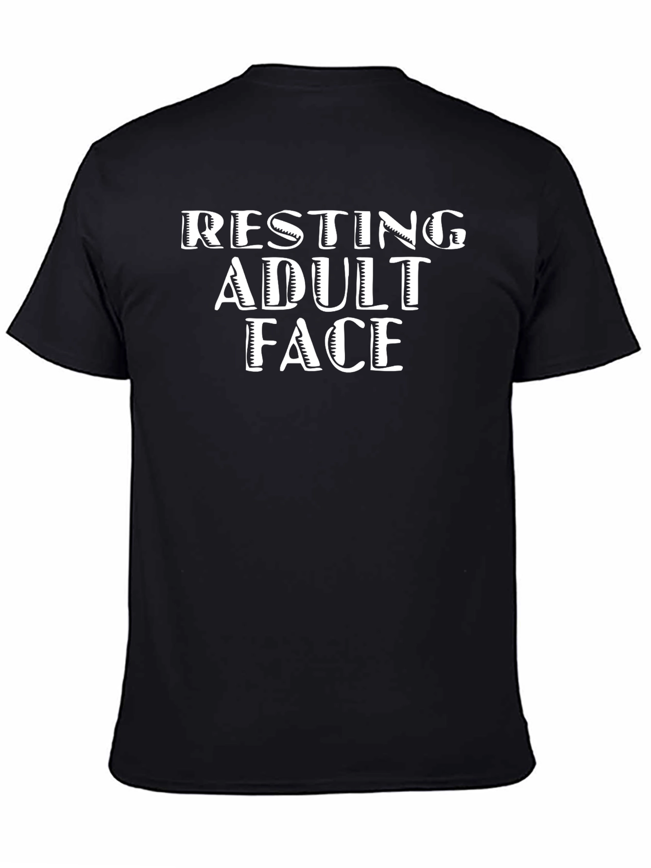 Resting Adult Face Graphic Tee