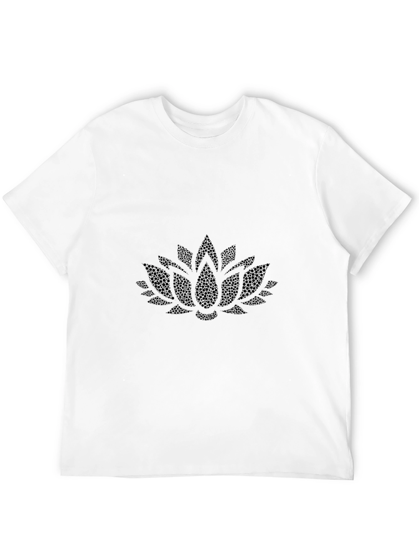 Lotus Flower Black T-Shirt