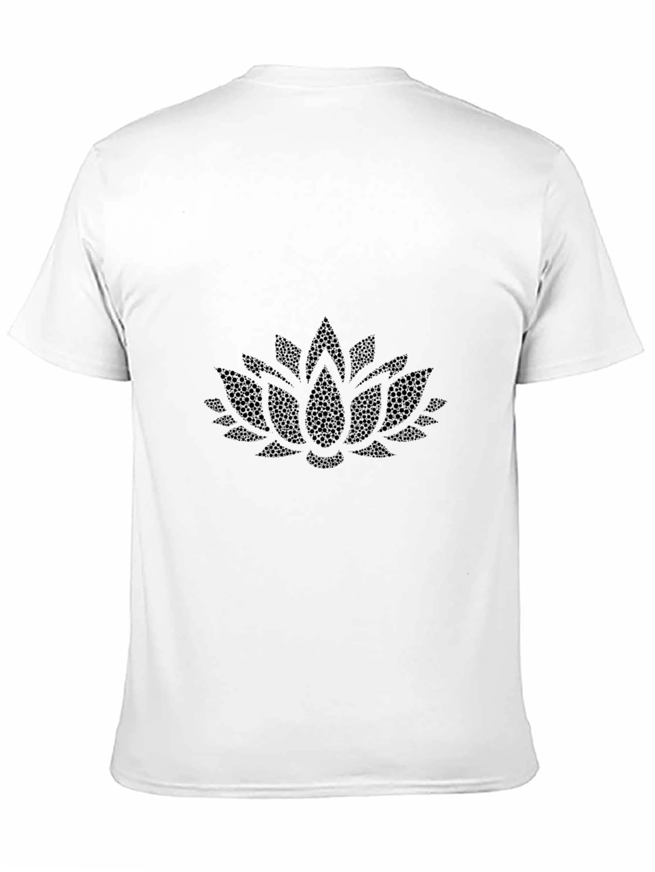 Lotus Flower Black T-Shirt
