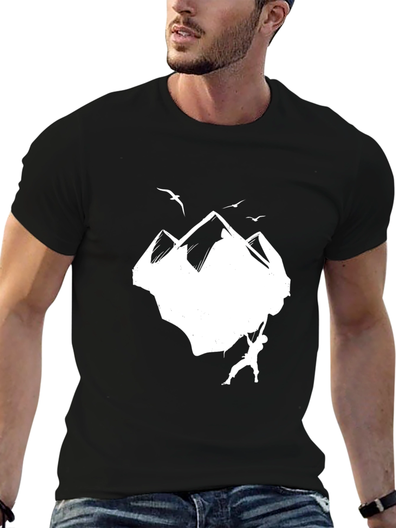 Mountain Climbing Graphic Tee - Adventure Awaits