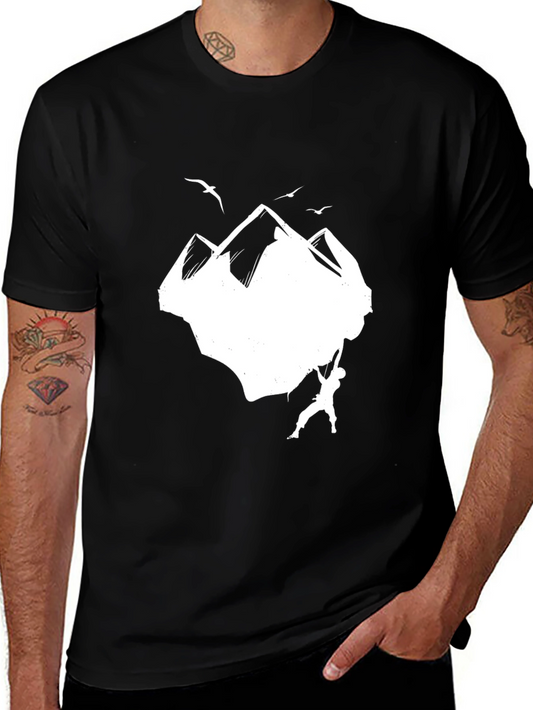 Mountain Climbing Graphic Tee - Adventure Awaits