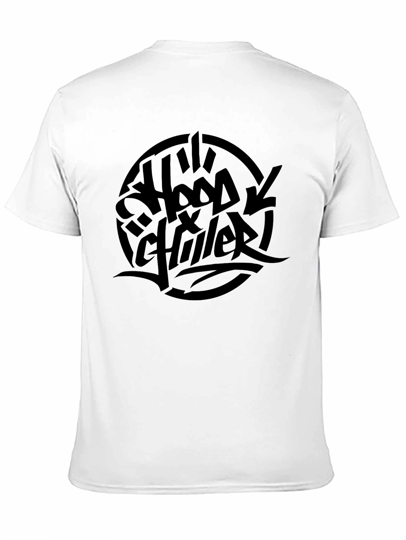 Hood Chiller Black Graphic Tee