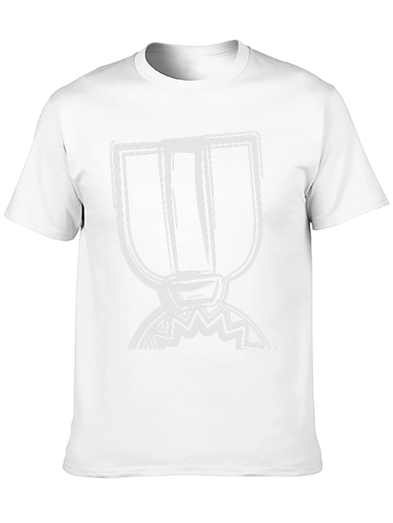 Abstract Graphic Tee - Modern Black T-Shirt