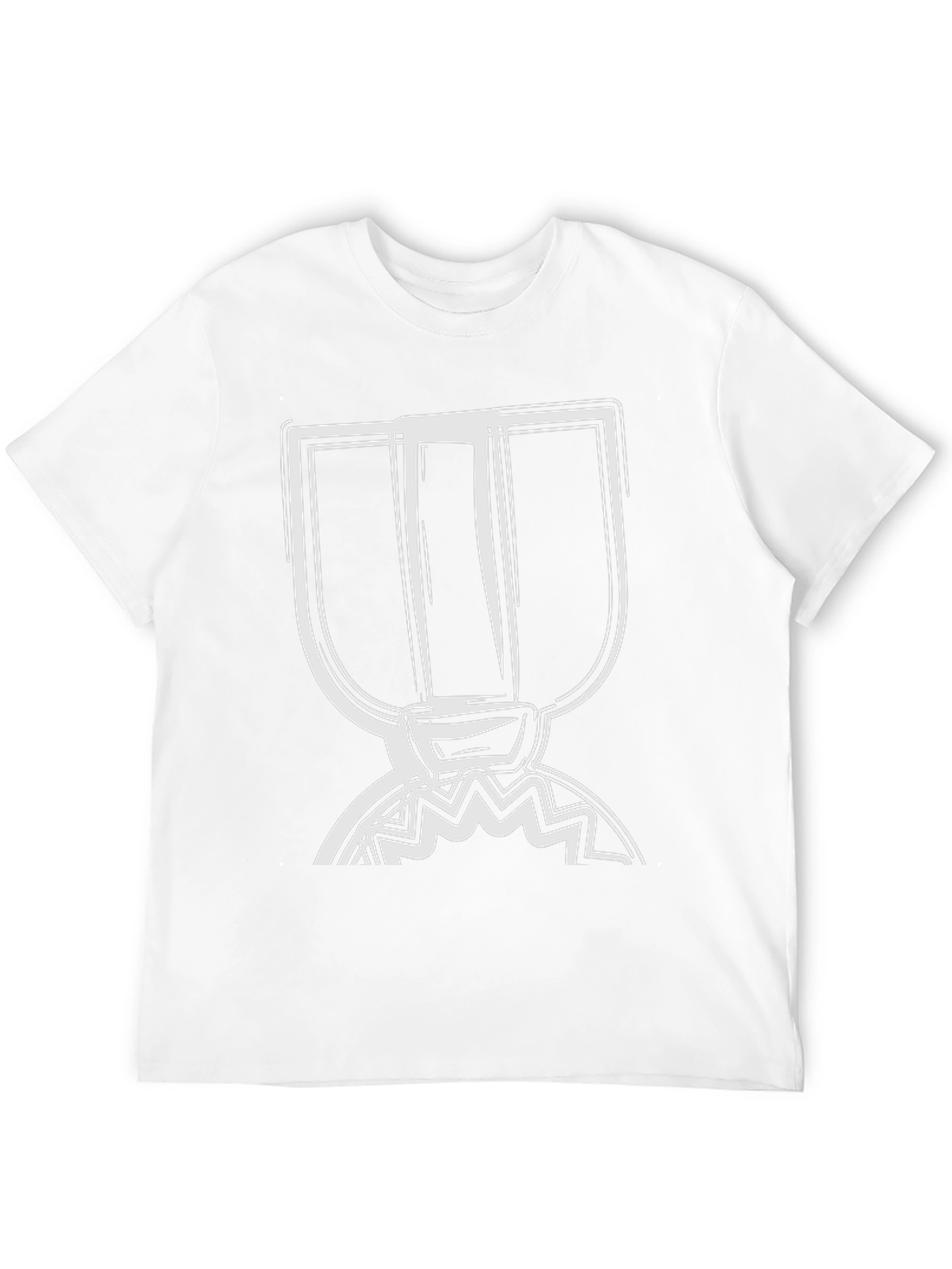 Abstract Graphic Tee - Modern Black T-Shirt