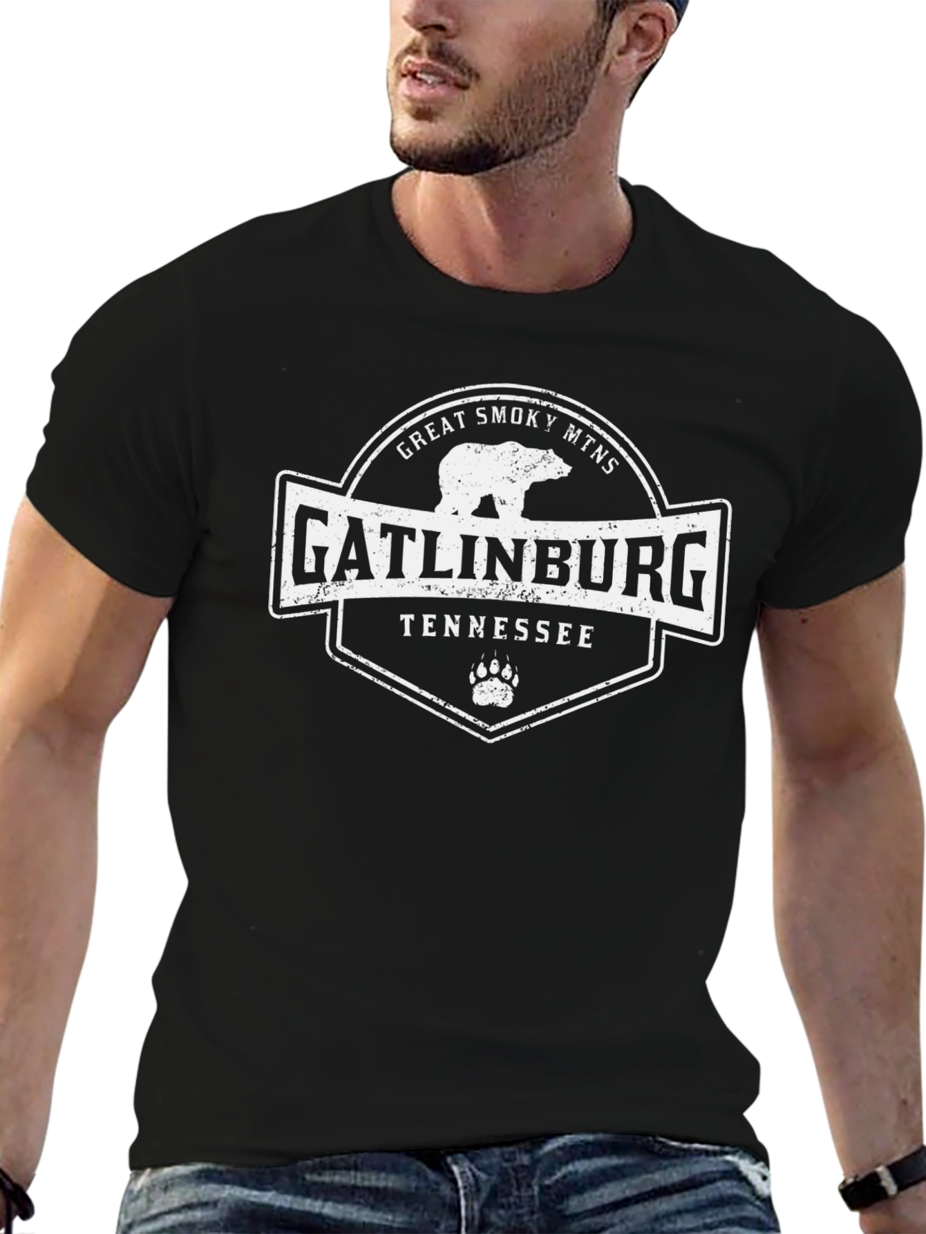Gatlinburg Tennessee Bear Graphic T-Shirt
