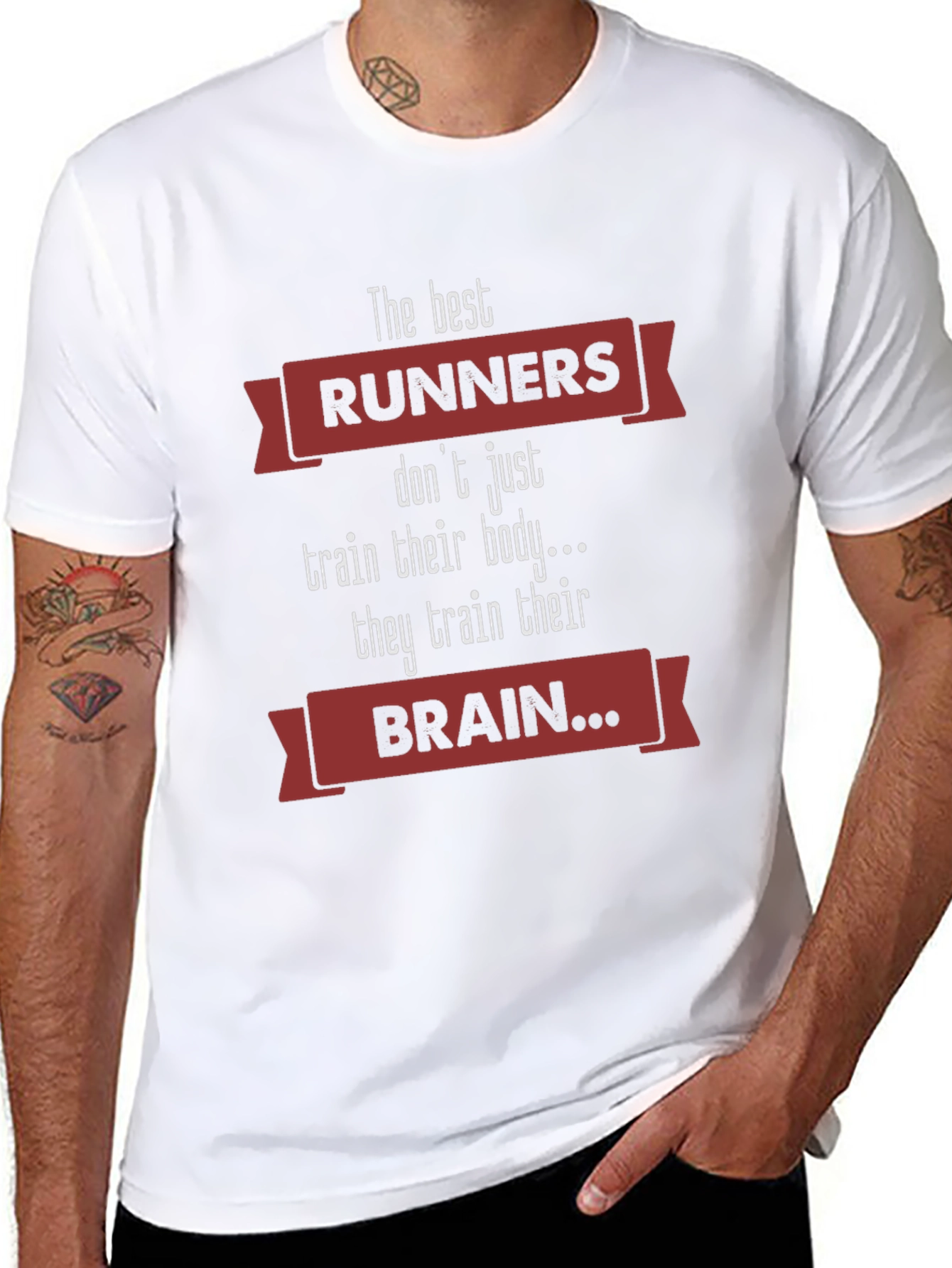 Runners Brain T-Shirt - Train Your Mind and Body!
