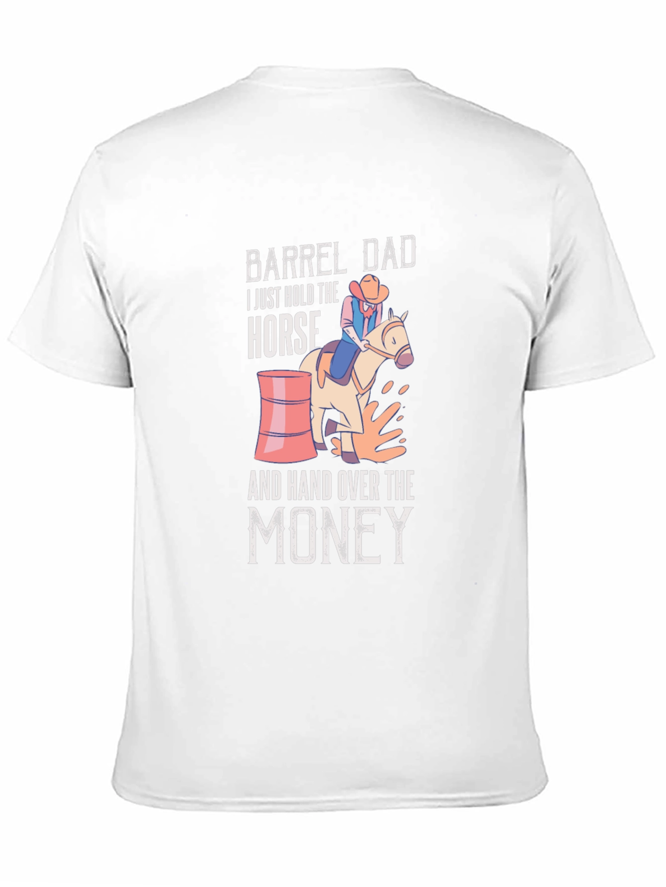 Barrel Dad Horse T-Shirt