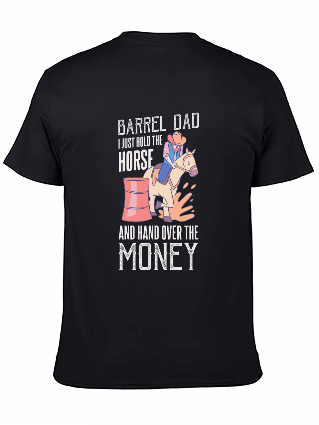 Barrel Dad Horse T-Shirt
