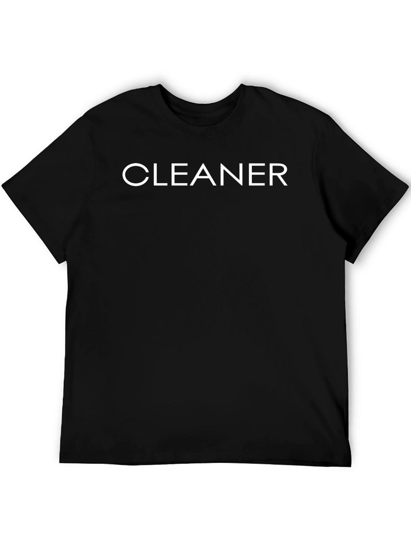 Cleaner Crew Black T-Shirt - Uniform Apparel