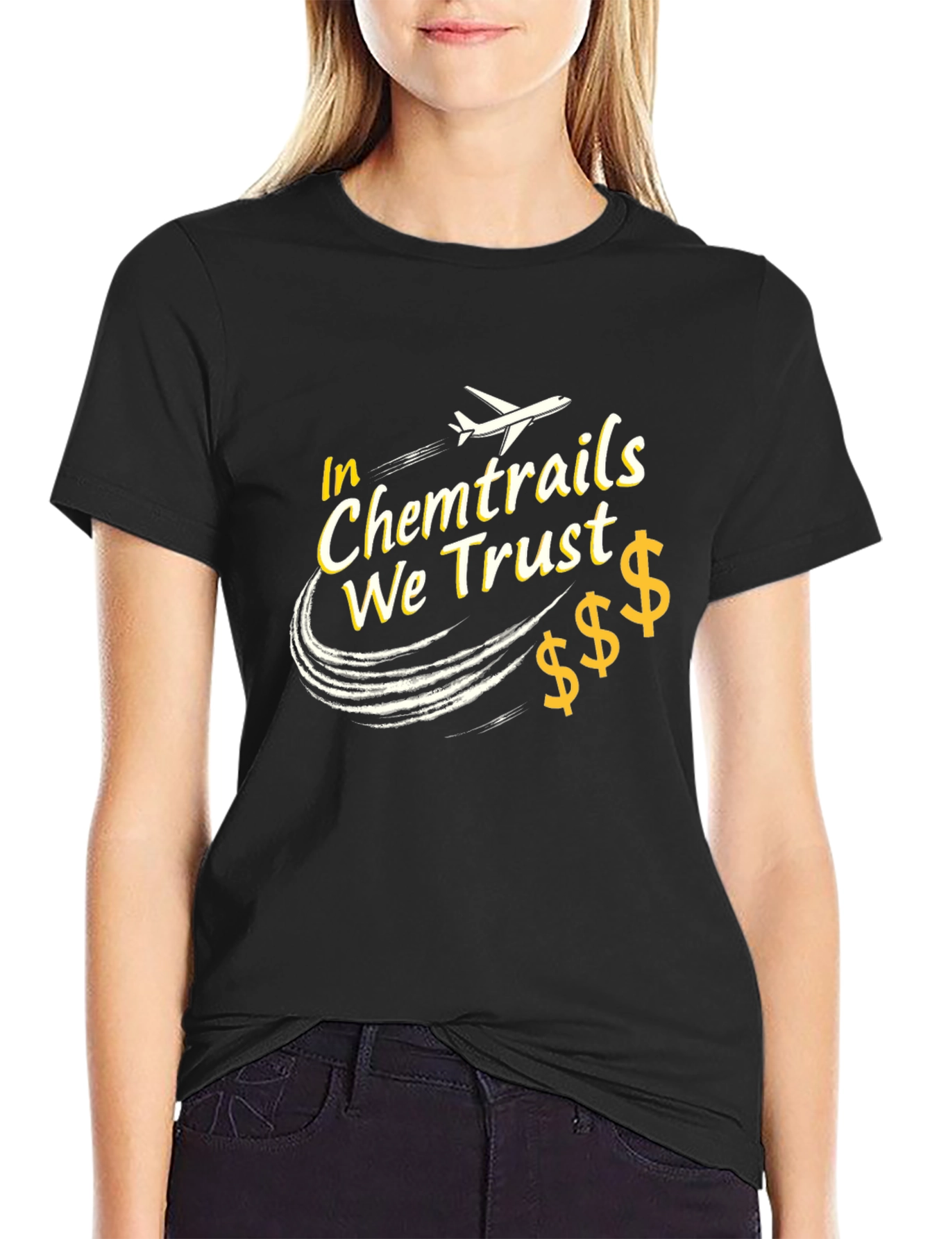 In Chemtrails We Trust Graphic Tee