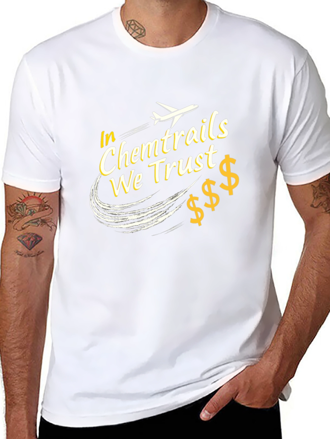 In Chemtrails We Trust Graphic Tee