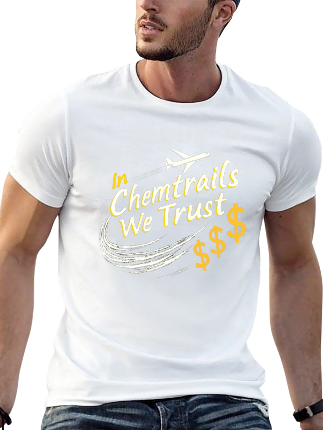In Chemtrails We Trust Graphic Tee