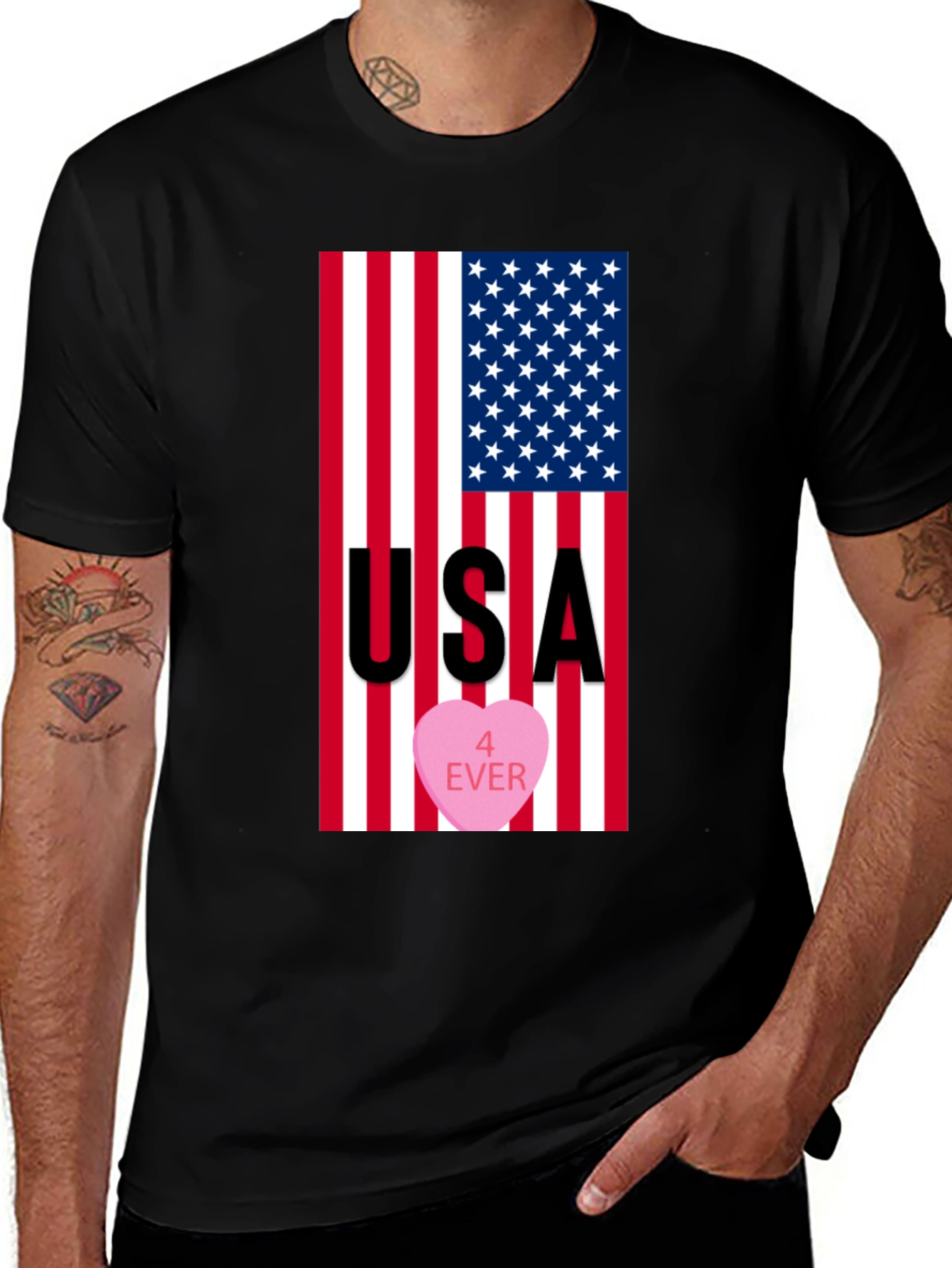 USA 4 Ever Patriotic T-Shirt