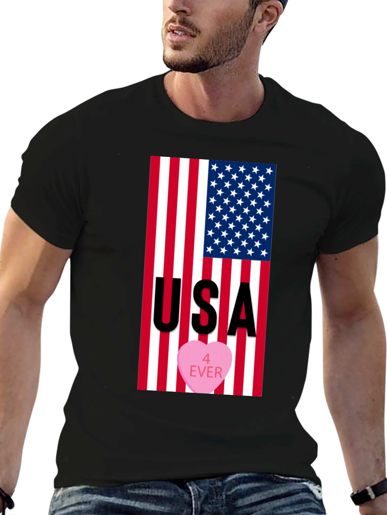 USA 4 Ever Patriotic T-Shirt