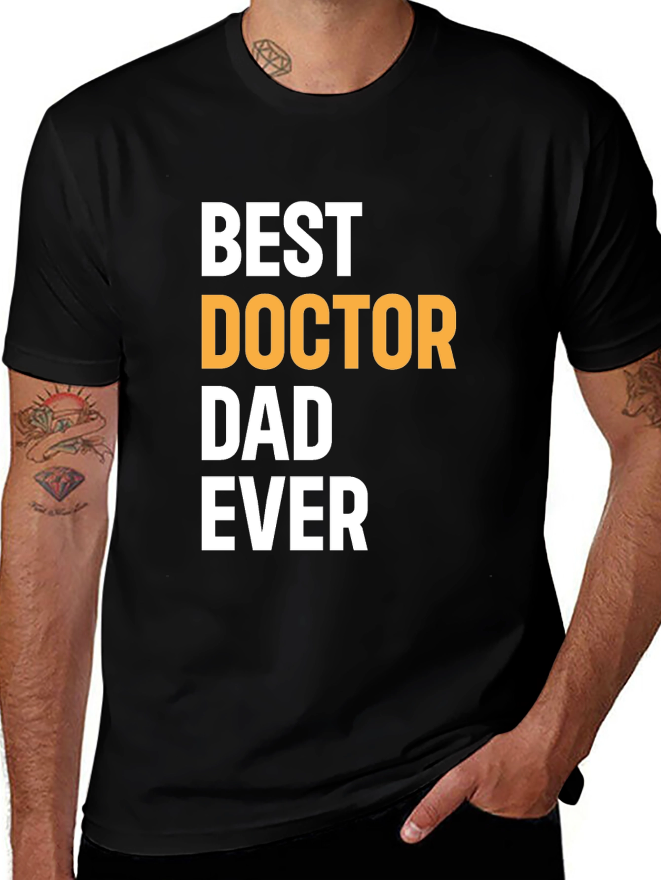 Best Doctor Dad Ever Graphic T-Shirt