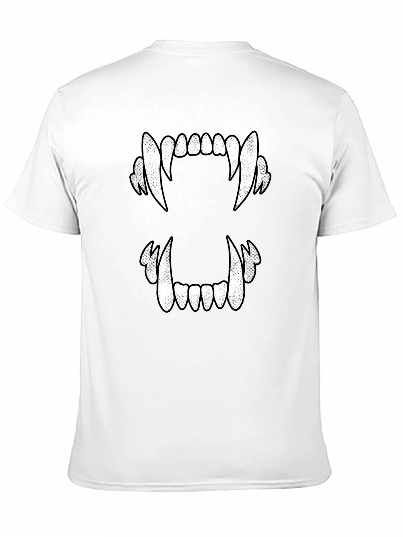 Vampire Teeth Graphic Tee - Halloween T-Shirt