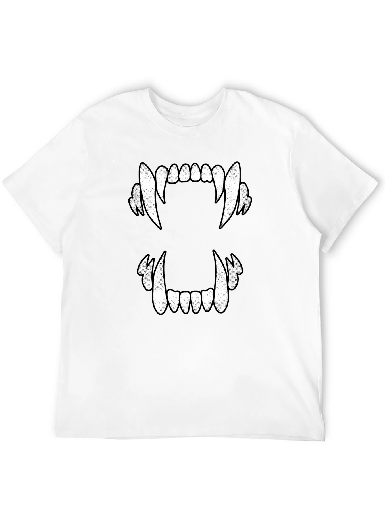 Vampire Teeth Graphic Tee - Halloween T-Shirt