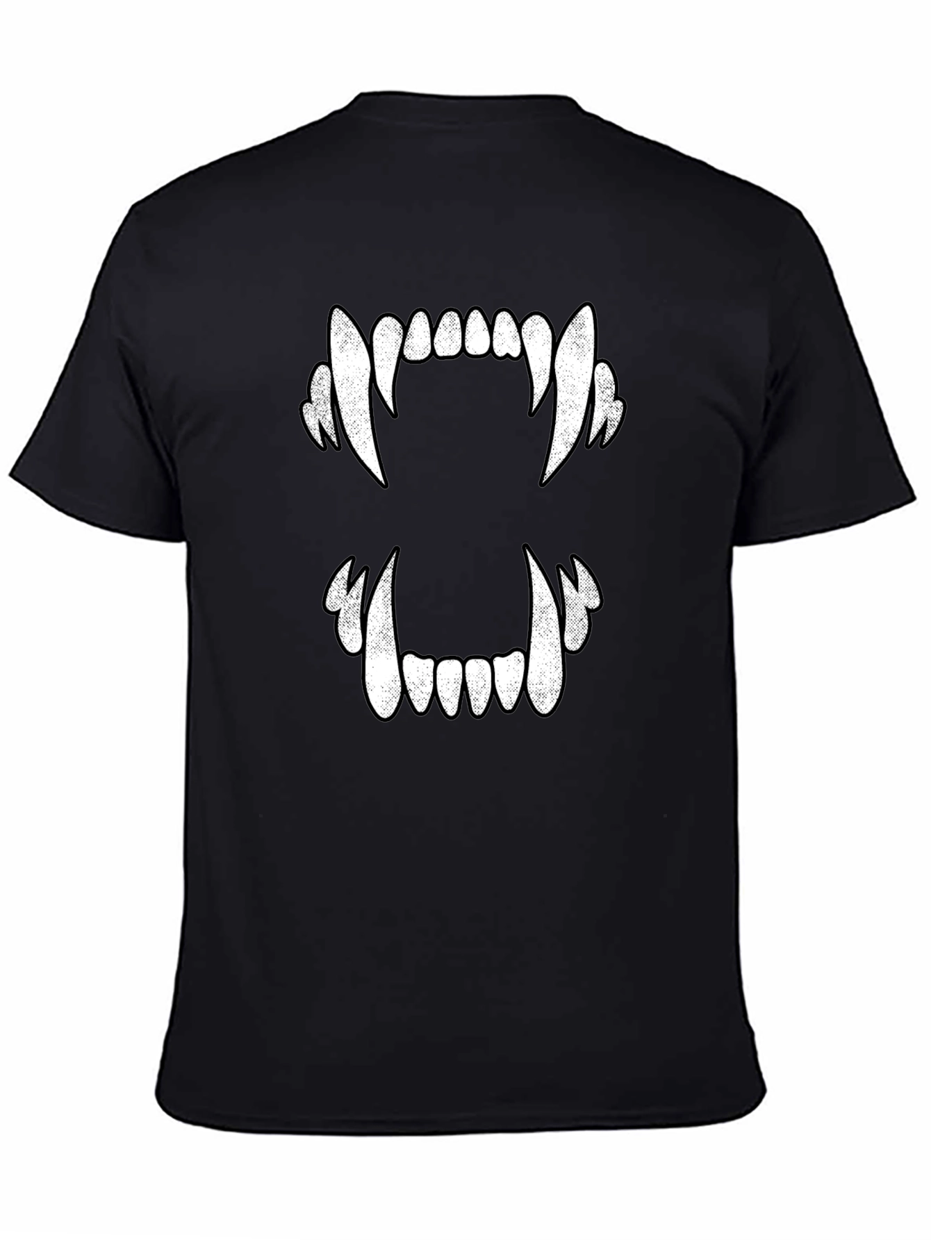 Vampire Teeth Graphic Tee - Halloween T-Shirt