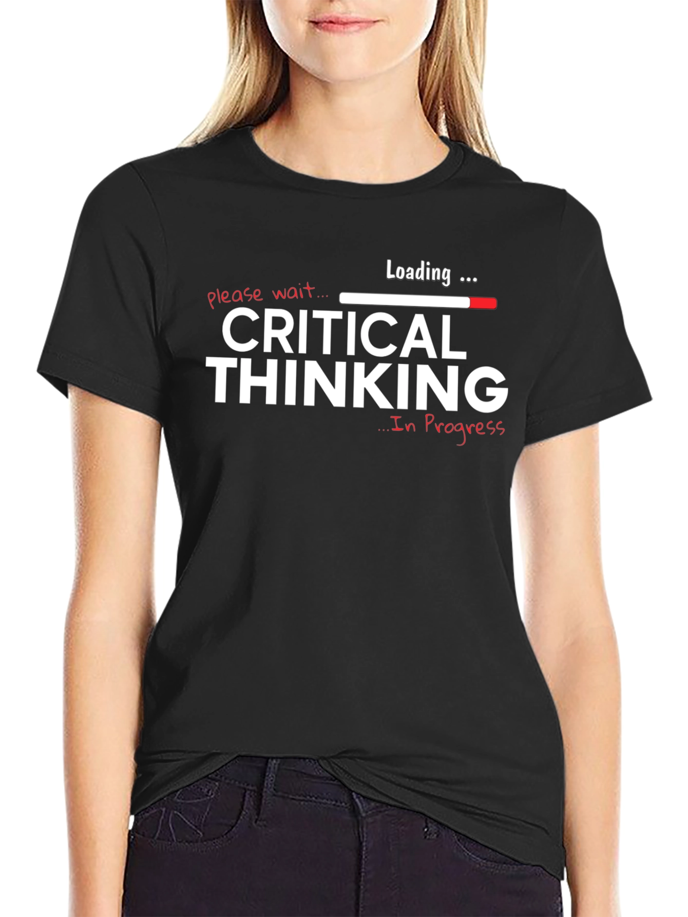 Critical Thinking In Progress Graphic T-Shirt