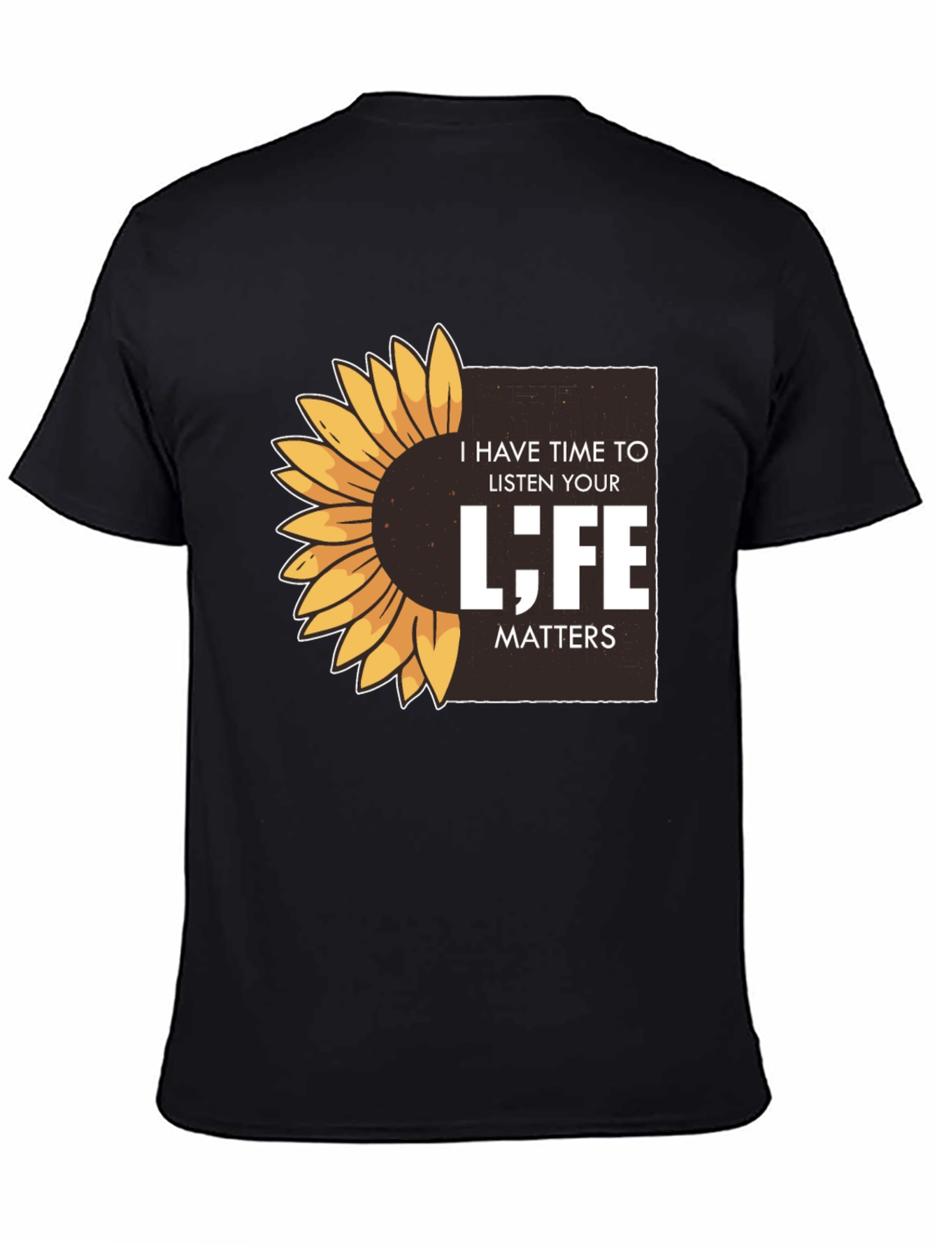 Sunflower Life Matters Graphic T-Shirt