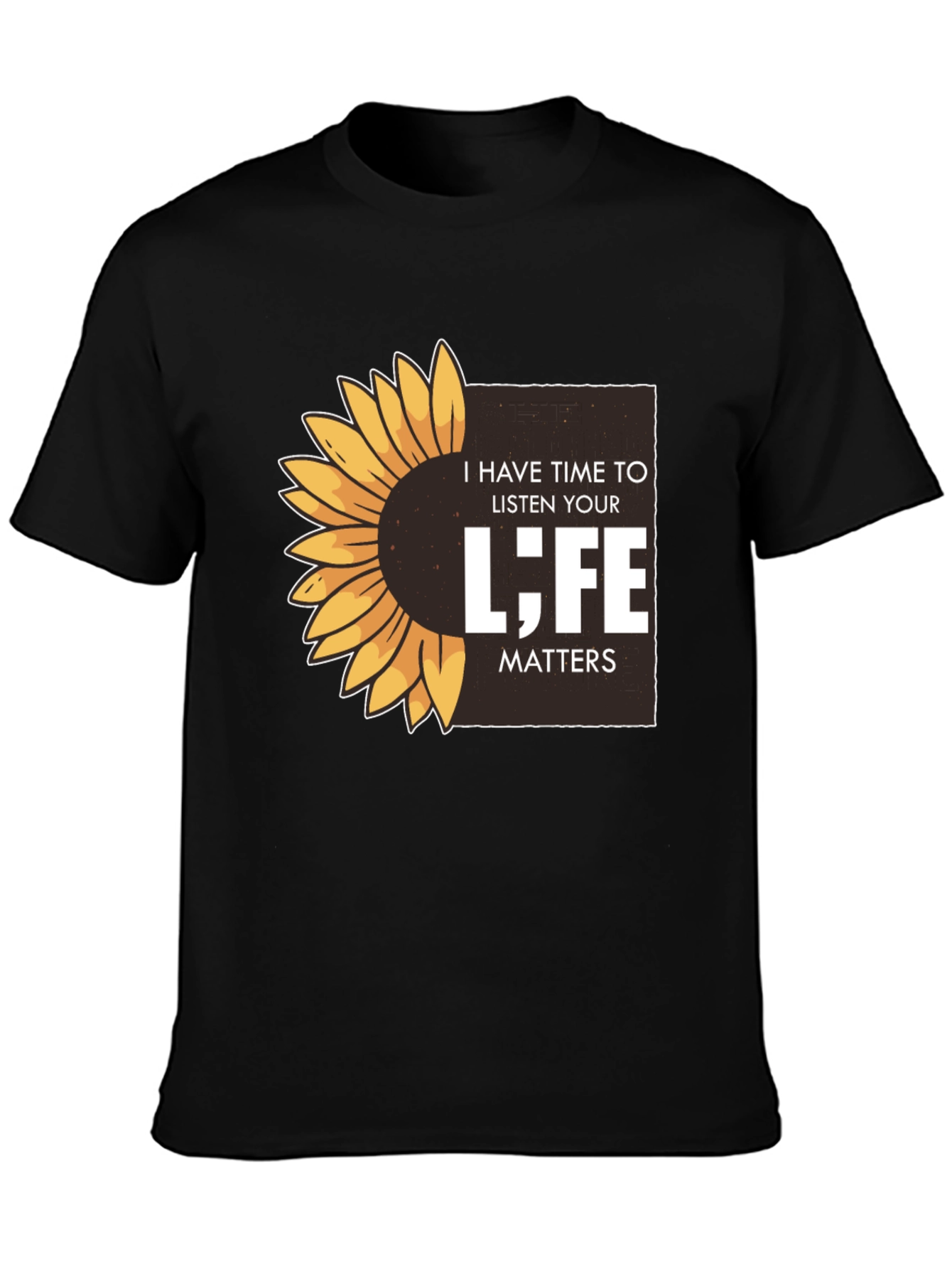 Sunflower Life Matters Graphic T-Shirt